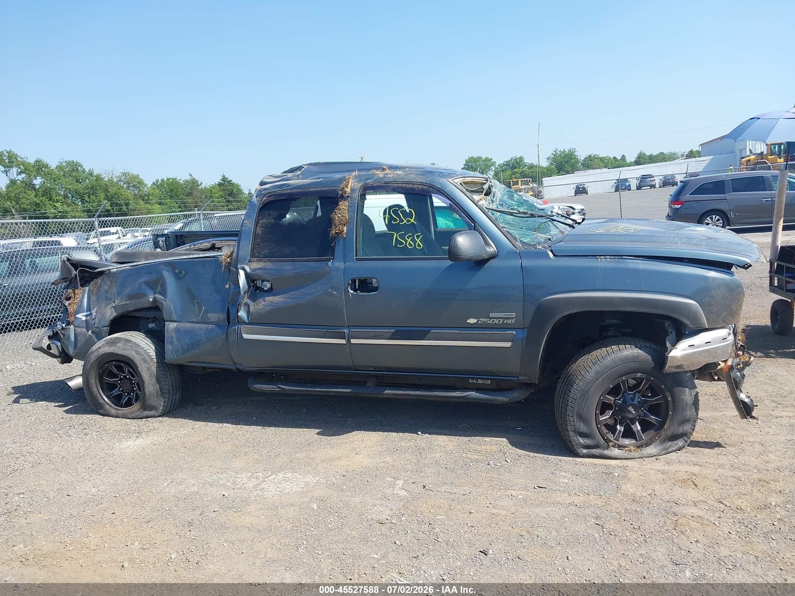 2006 Chevrolet Silverado 2500hd Lt2 Gray vin: 1GCHK23D06F230781
