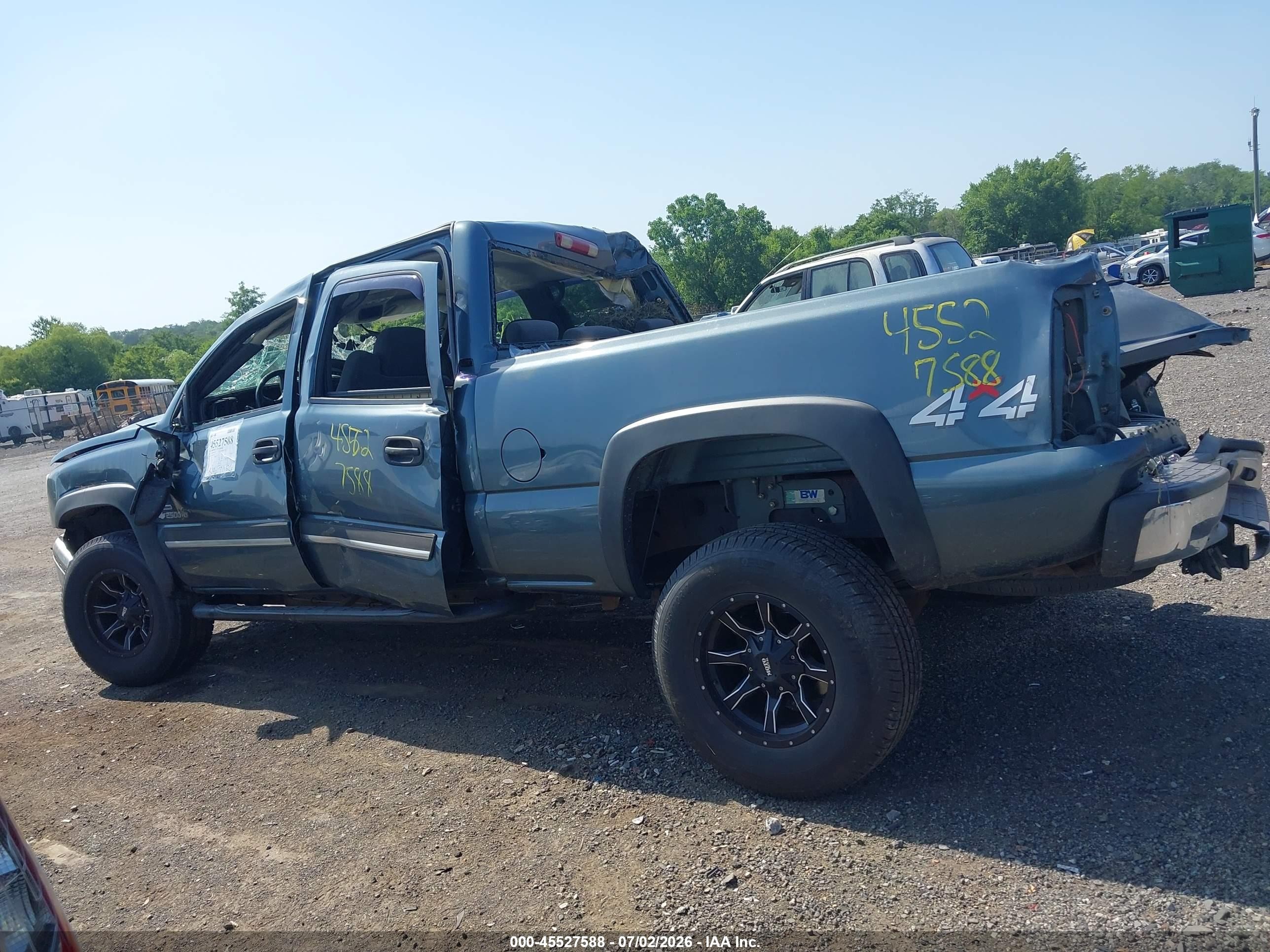 2006 Chevrolet Silverado 2500hd Lt2 Gray vin: 1GCHK23D06F230781