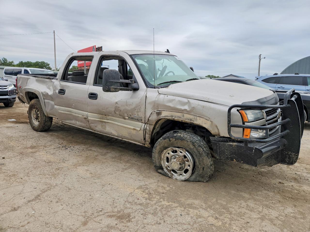 2007 Chevrolet Silverado K2500 Heavy Duty Tan vin: 1GCHK23D07F144436