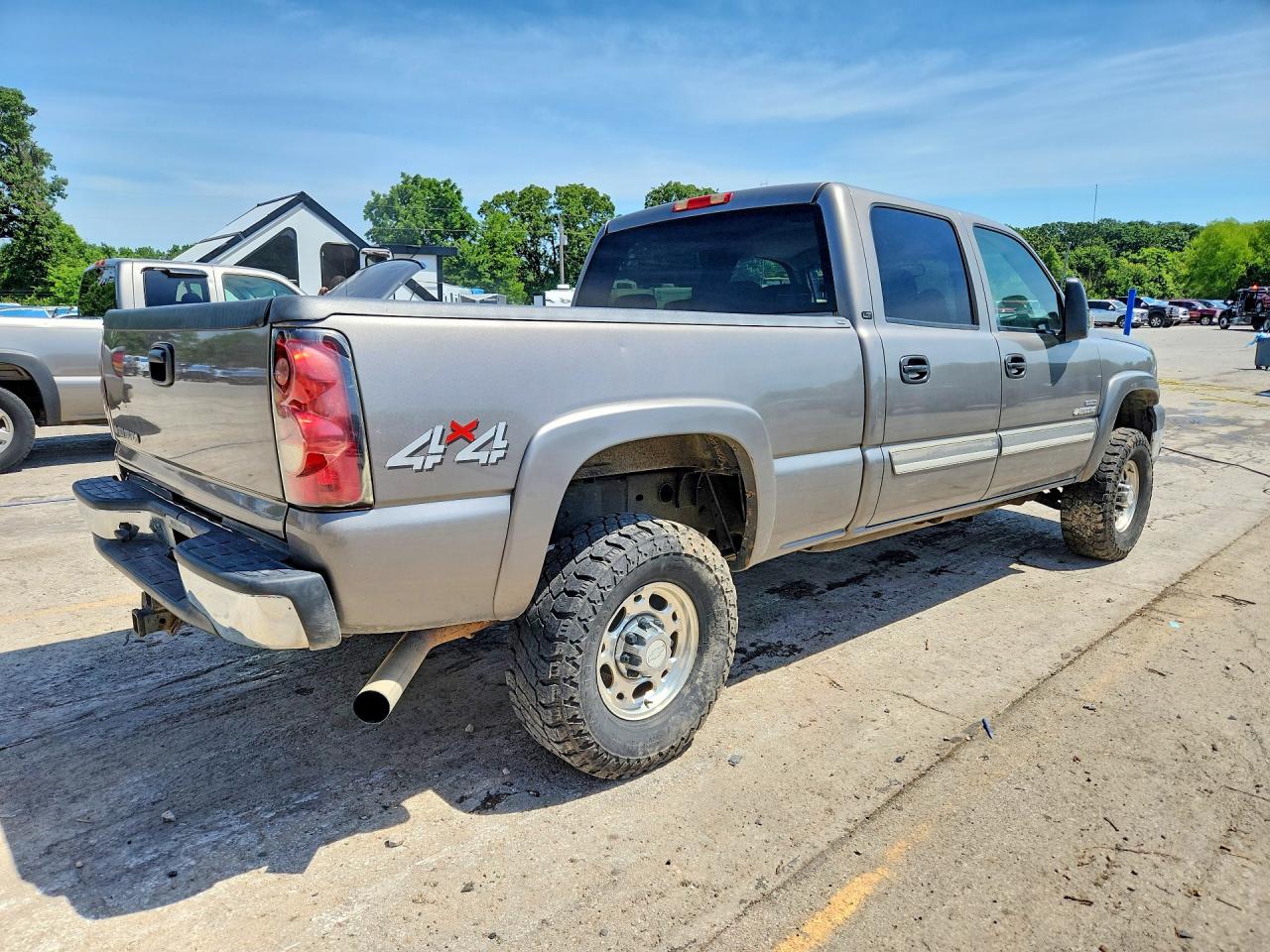 2007 Chevrolet Silverado K2500 Heavy Duty Gray vin: 1GCHK23D17F144879