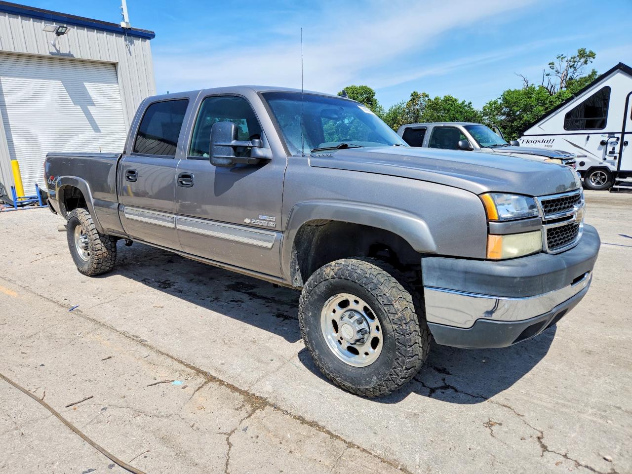 2007 Chevrolet Silverado K2500 Heavy Duty Gray vin: 1GCHK23D17F144879
