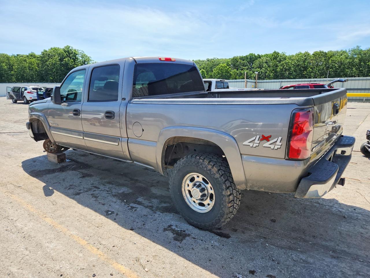 2007 Chevrolet Silverado K2500 Heavy Duty Gray vin: 1GCHK23D17F144879