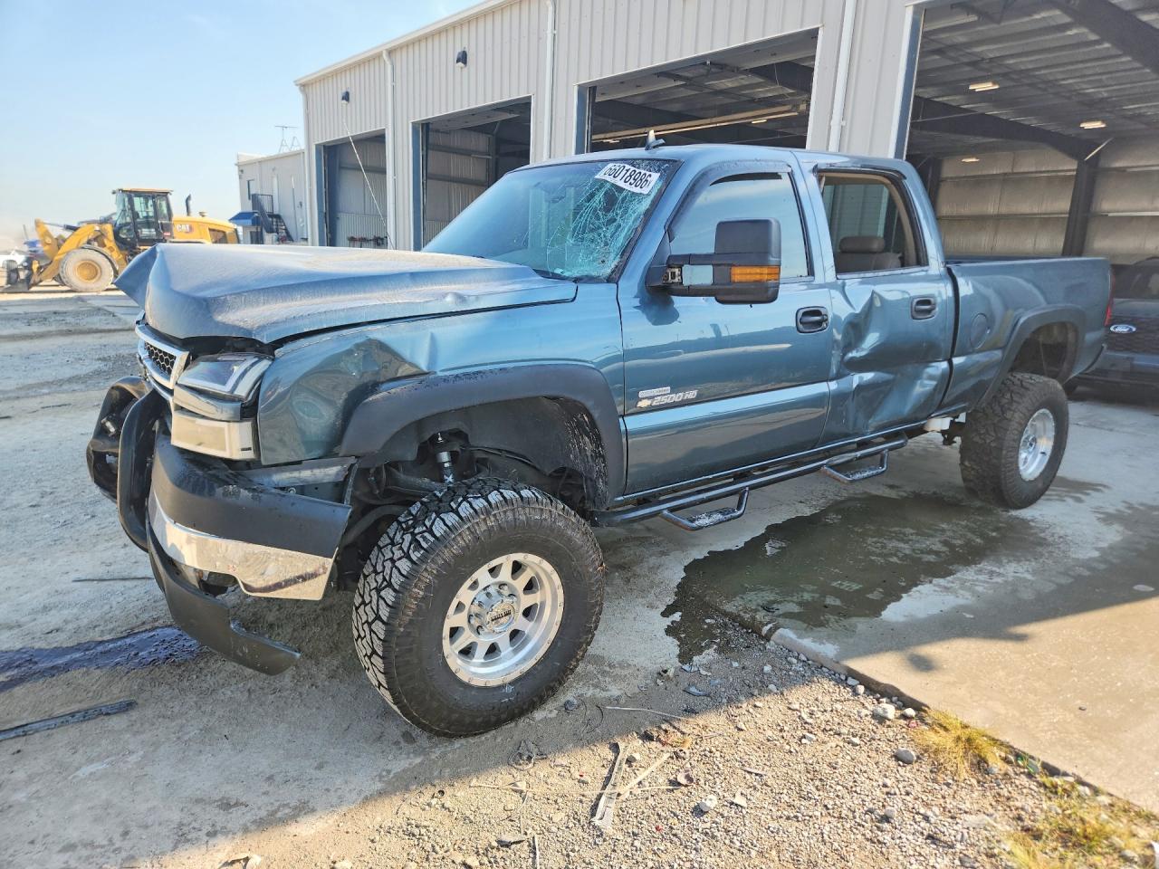 2007 Chevrolet Silverado K2500 Heavy Duty Синий vin: 1GCHK23D17F194021
