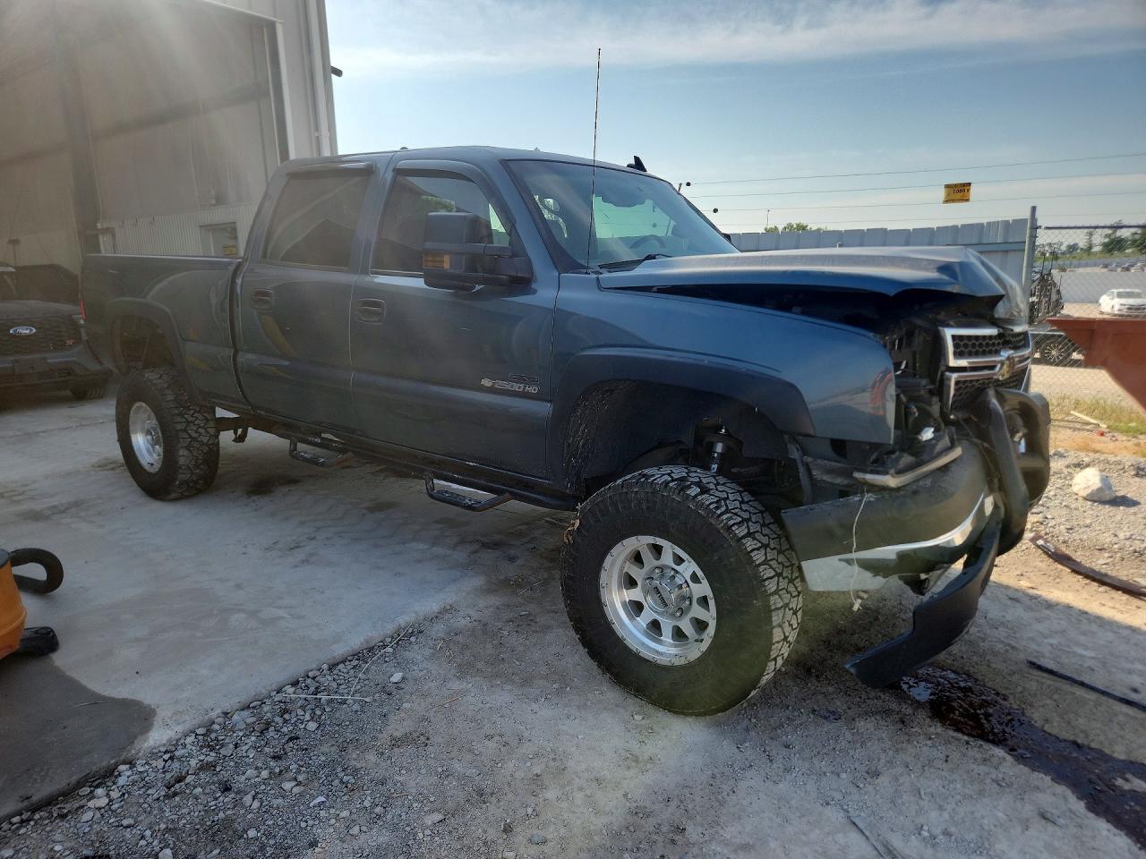 2007 Chevrolet Silverado K2500 Heavy Duty Blue vin: 1GCHK23D17F194021