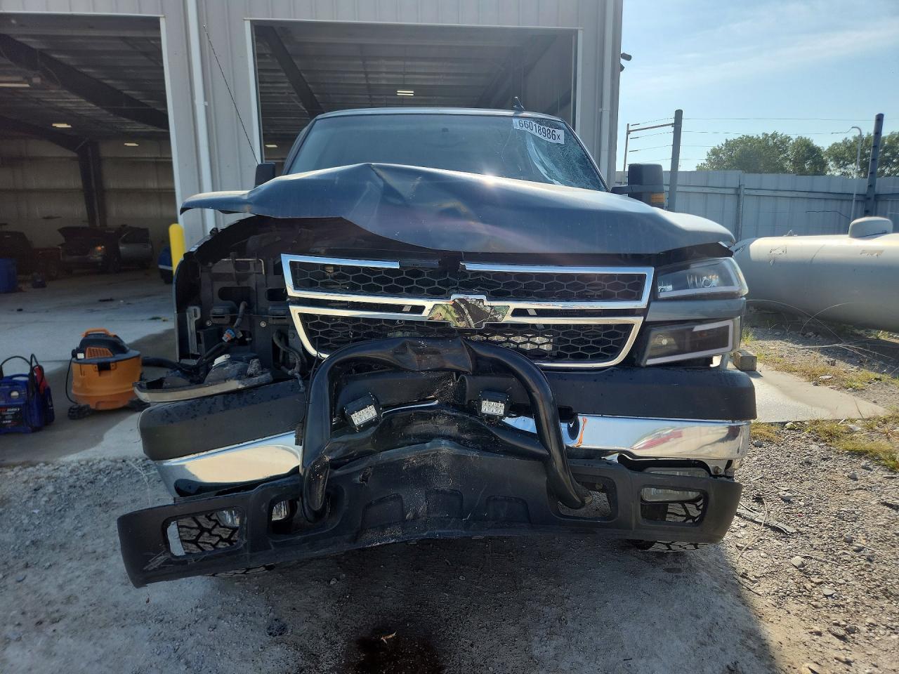 2007 Chevrolet Silverado K2500 Heavy Duty Blue vin: 1GCHK23D17F194021