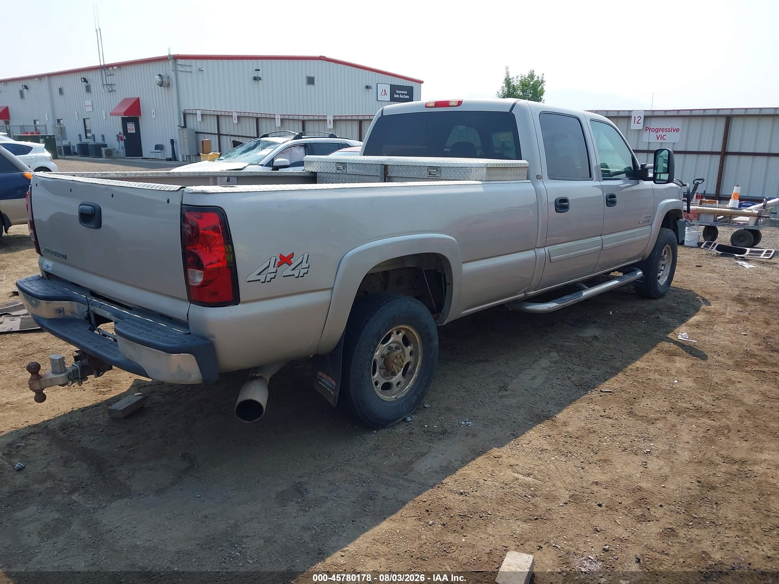 2006 Chevrolet Silverado 2500hd Lt1 Silver vin: 1GCHK23D36F161701