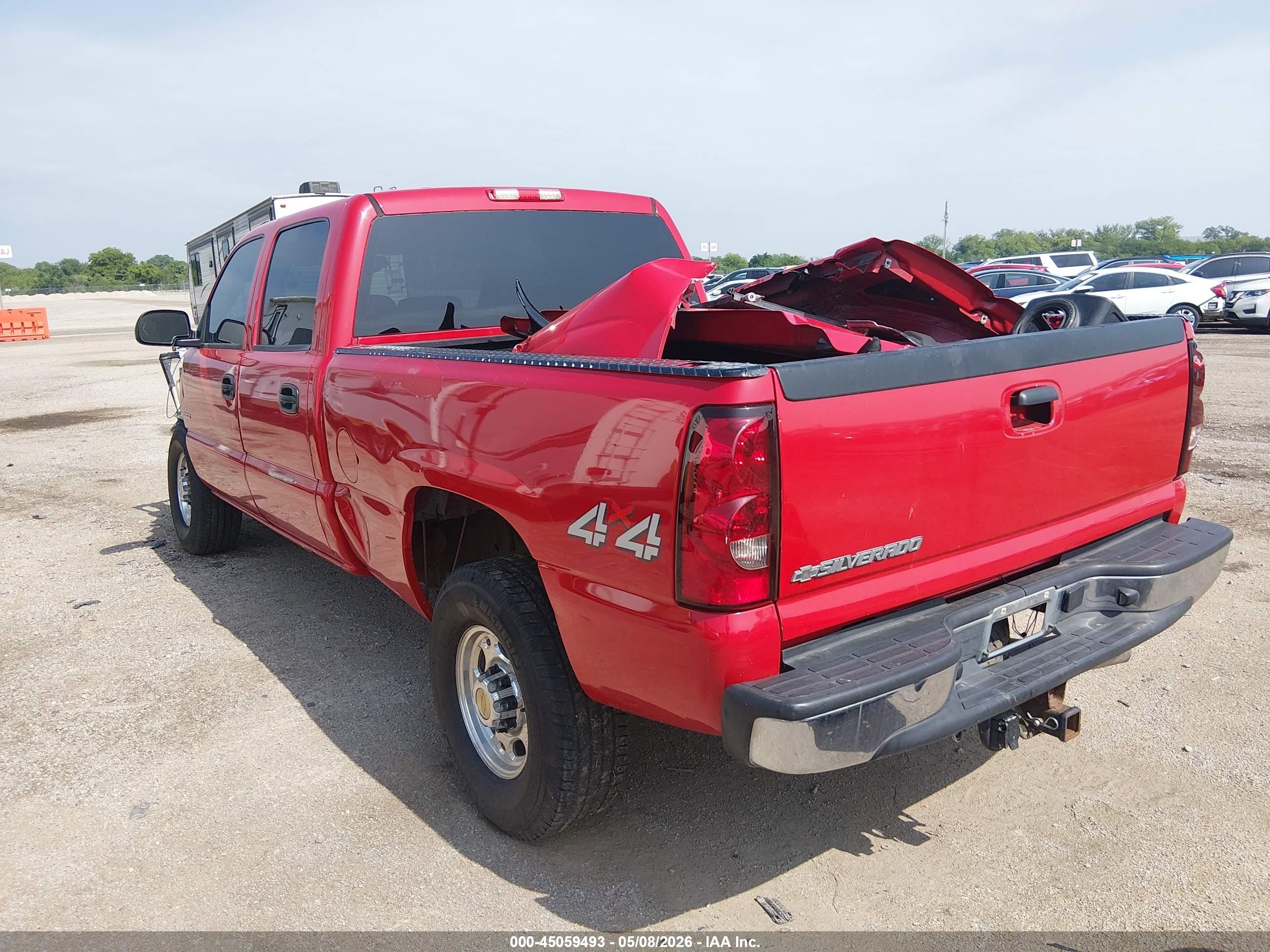 2006 Chevrolet Silverado 2500hd Lt3 Красный vin: 1GCHK23D36F267761