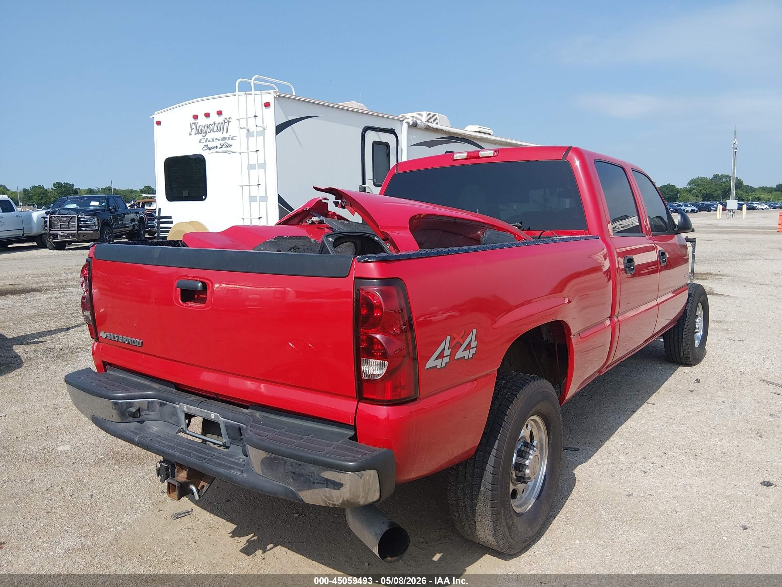 2006 Chevrolet Silverado 2500hd Lt3 Красный vin: 1GCHK23D36F267761