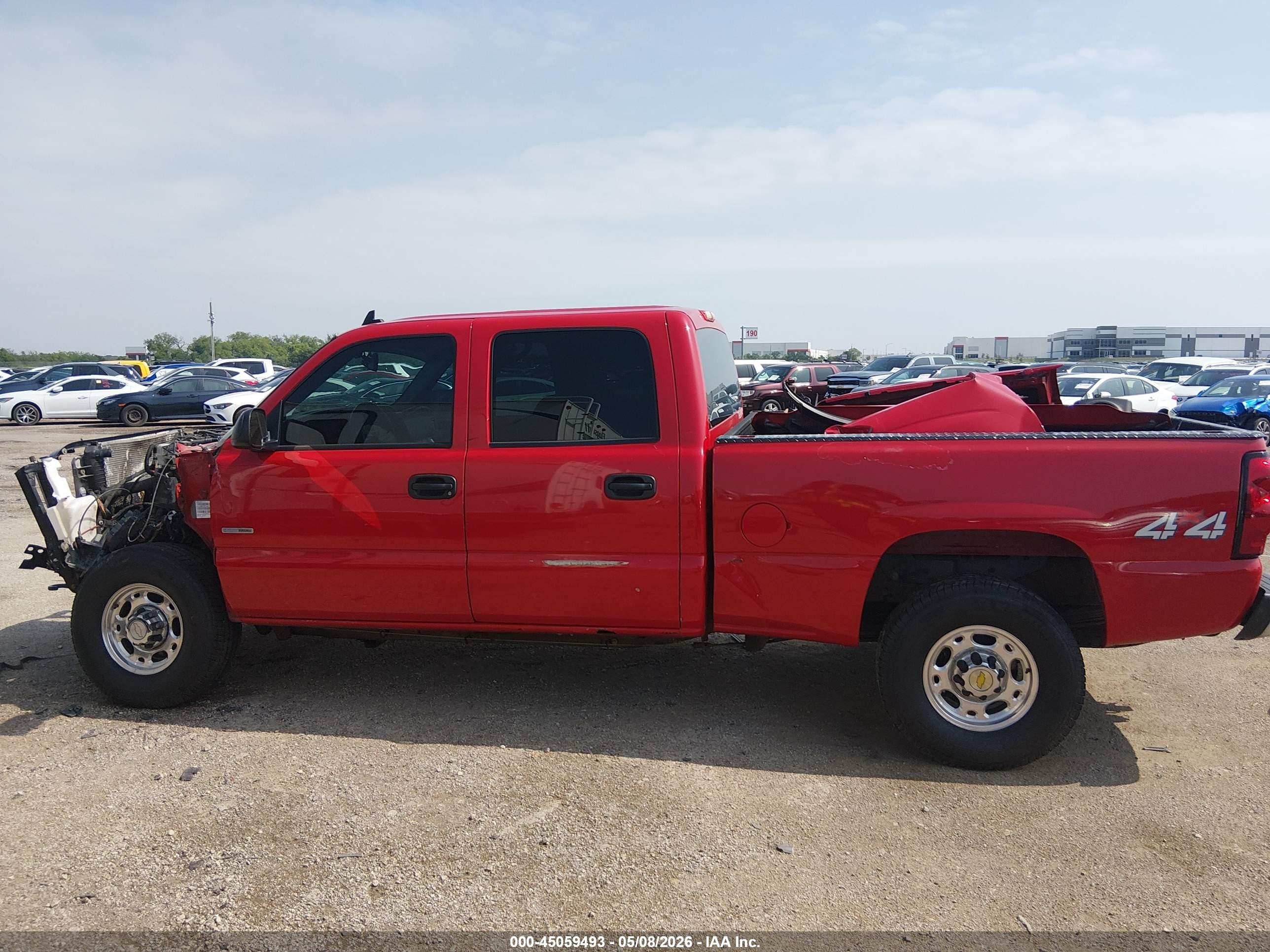 2006 Chevrolet Silverado 2500hd Lt3 Красный vin: 1GCHK23D36F267761