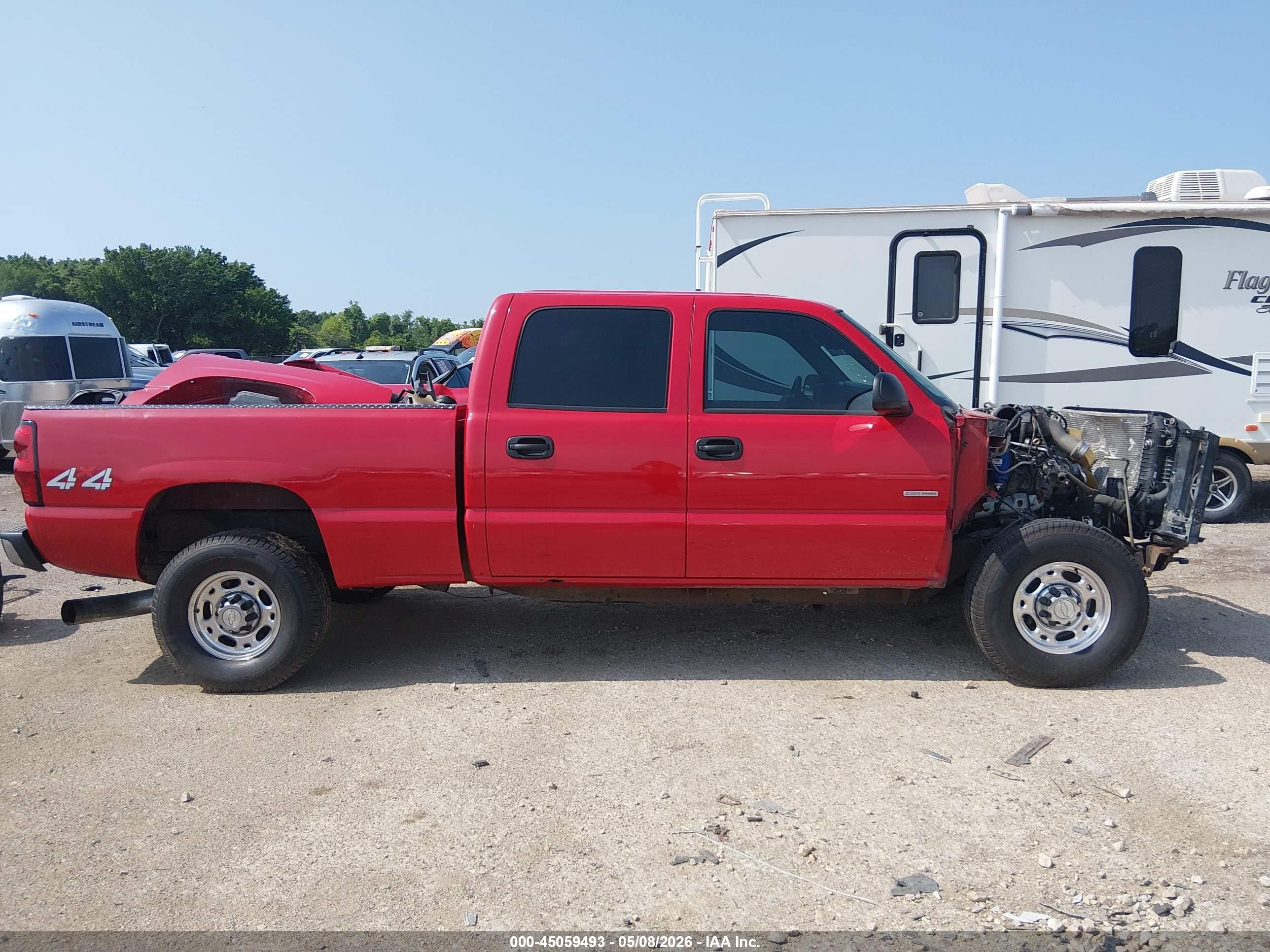2006 Chevrolet Silverado 2500hd Lt3 Красный vin: 1GCHK23D36F267761