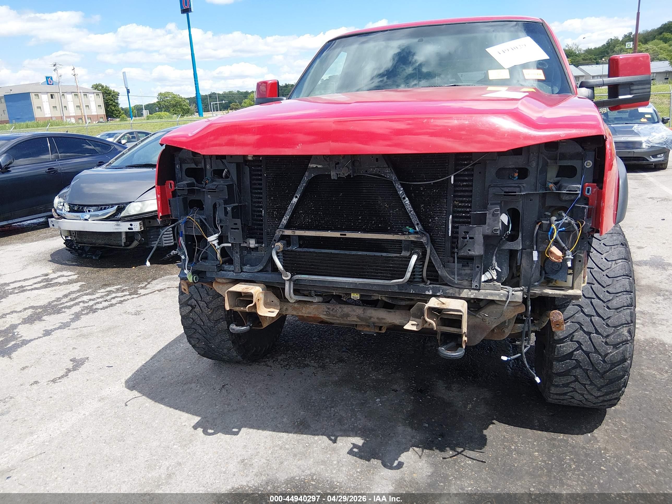 2007 Chevrolet Silverado 2500hd Classic Lt1 Red vin: 1GCHK23D37F186325