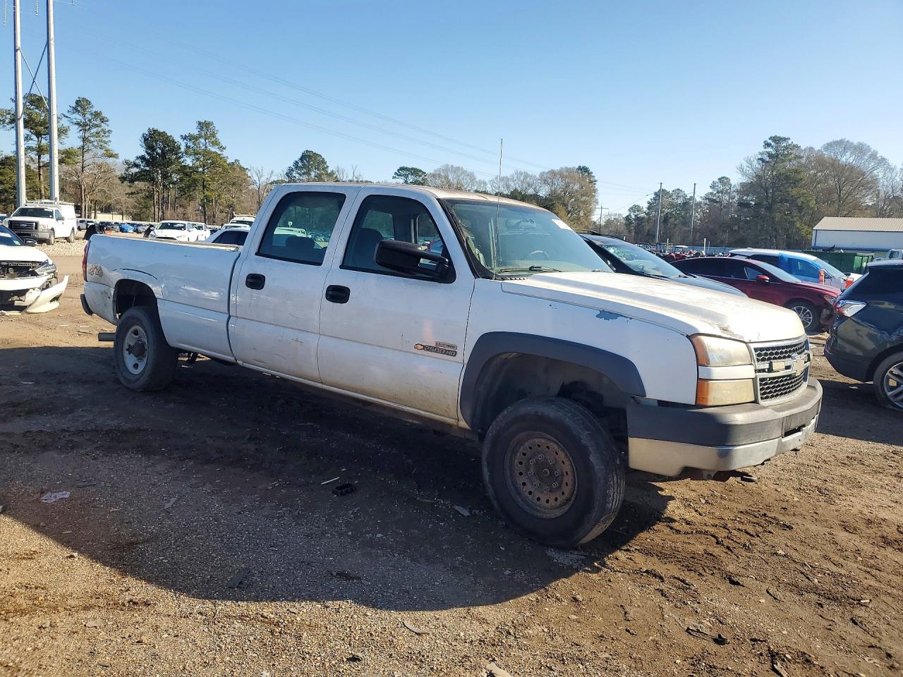 2006 Chevrolet Silverado K2500 Heavy Duty Белый vin: 1GCHK23D56F148268