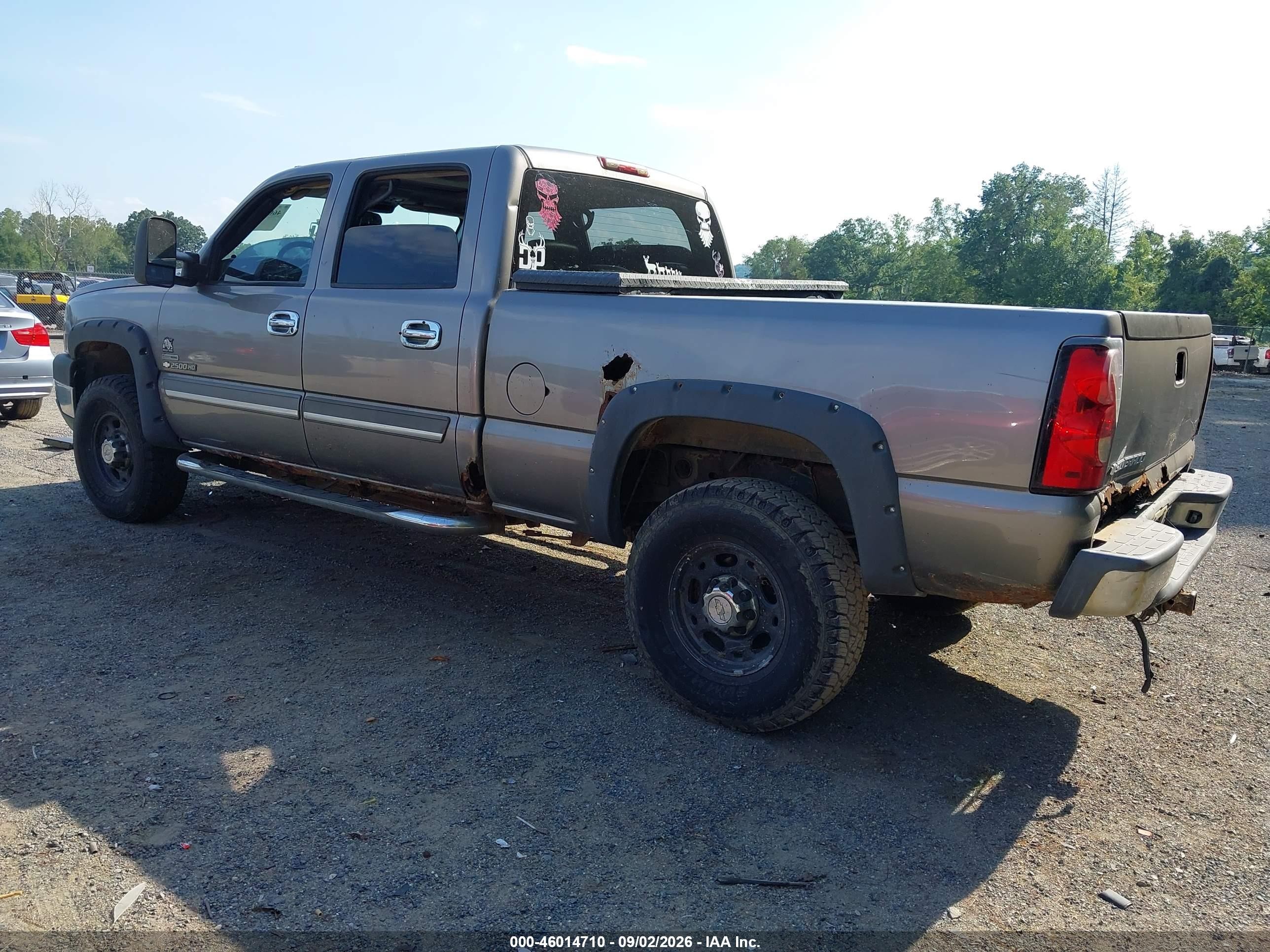 2007 Chevrolet Silverado 2500hd Classic Lt3 Gray vin: 1GCHK23D57F135098