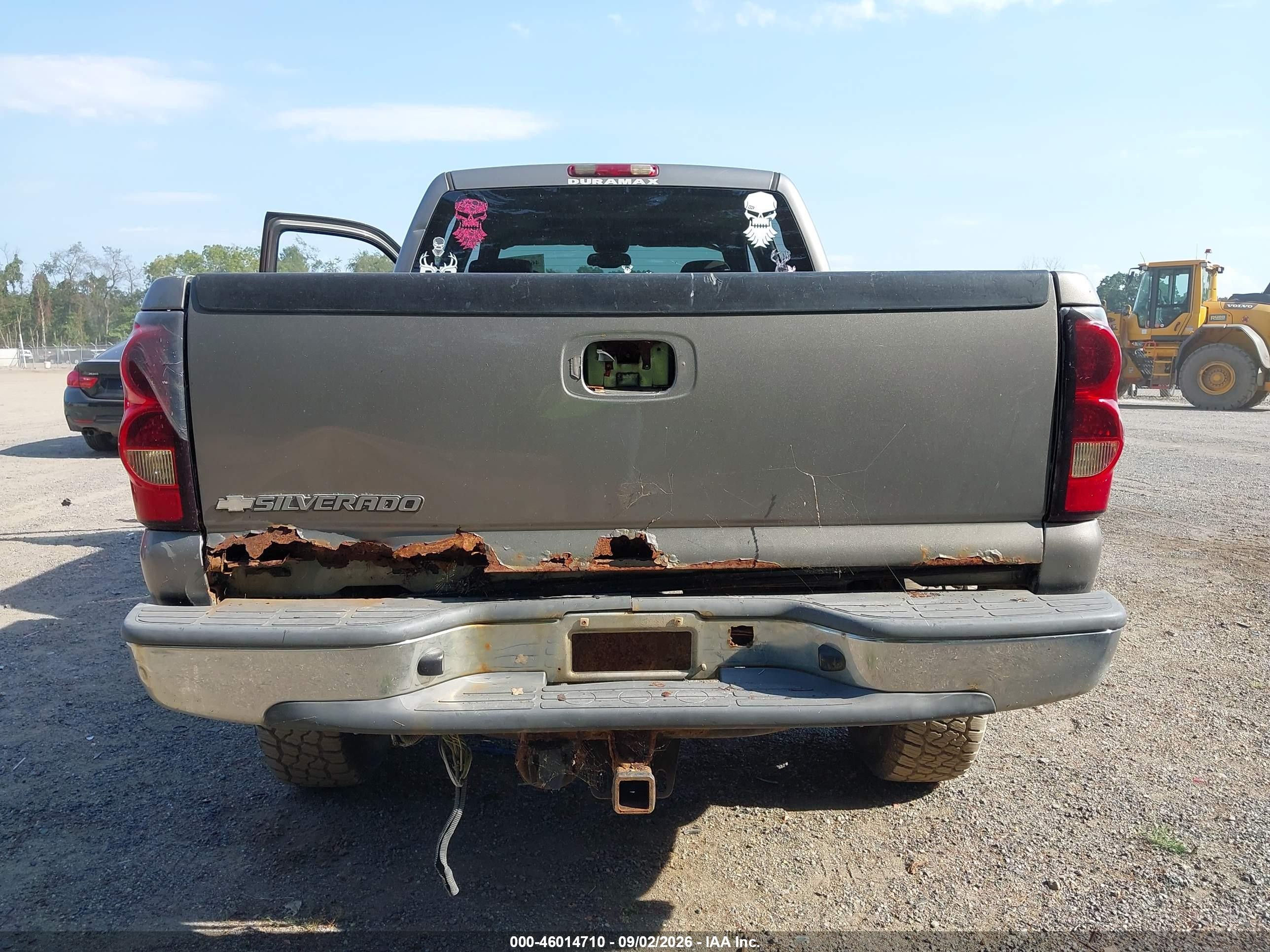 2007 Chevrolet Silverado 2500hd Classic Lt3 Gray vin: 1GCHK23D57F135098