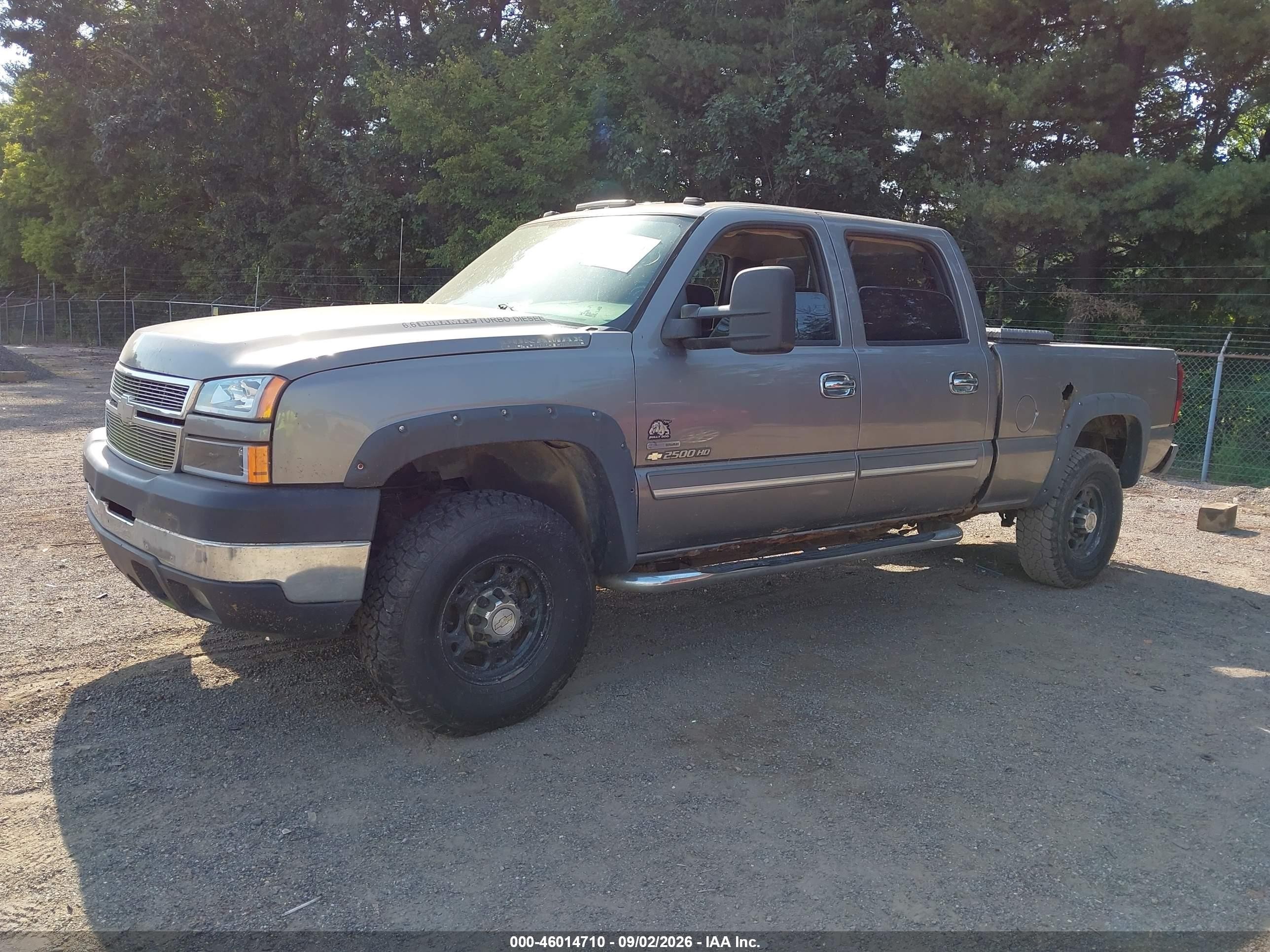 2007 Chevrolet Silverado 2500hd Classic Lt3 Gray vin: 1GCHK23D57F135098