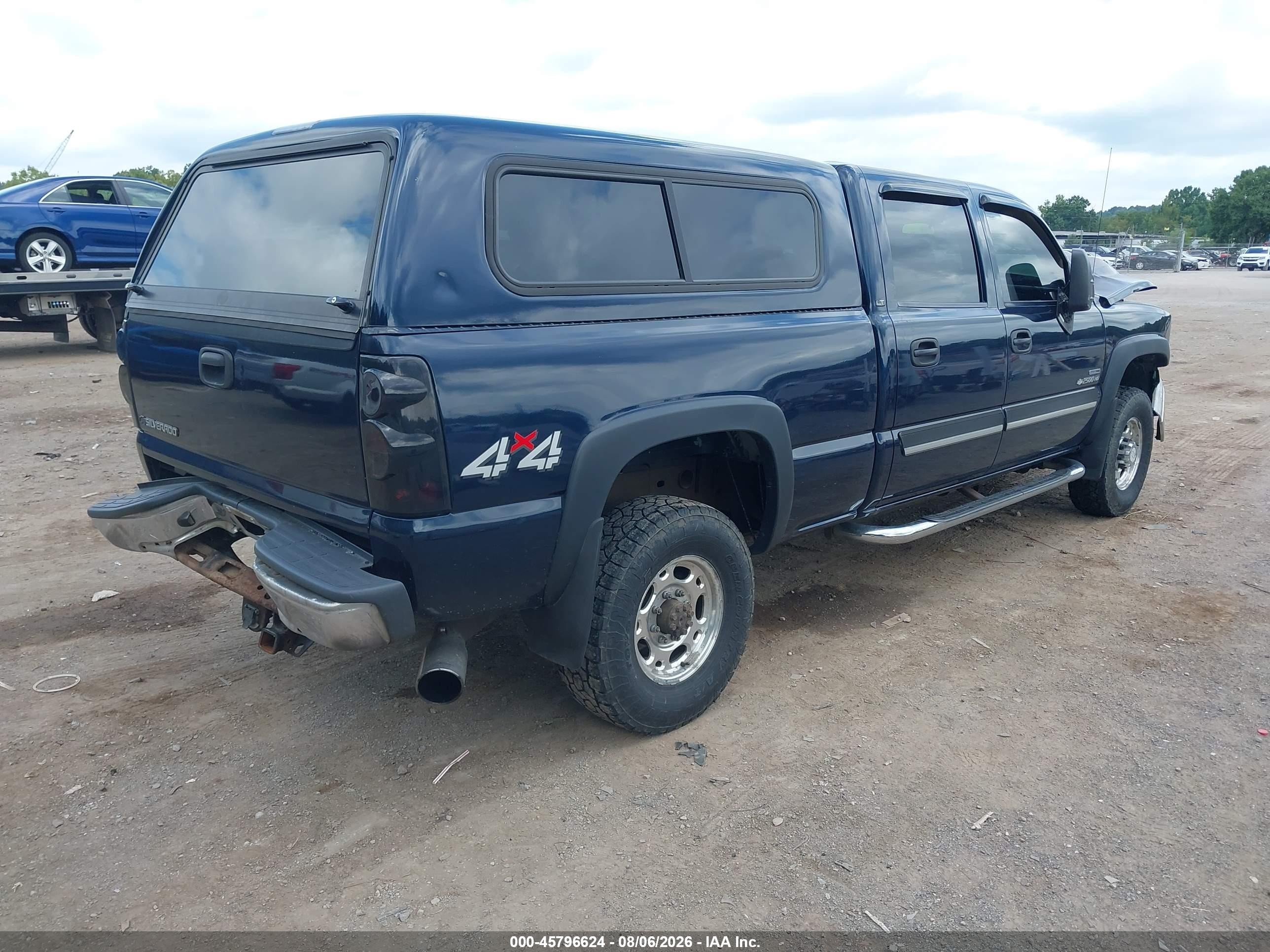 2007 Chevrolet Silverado 2500hd Classic Lt3 Dark Blue vin: 1GCHK23D57F191851