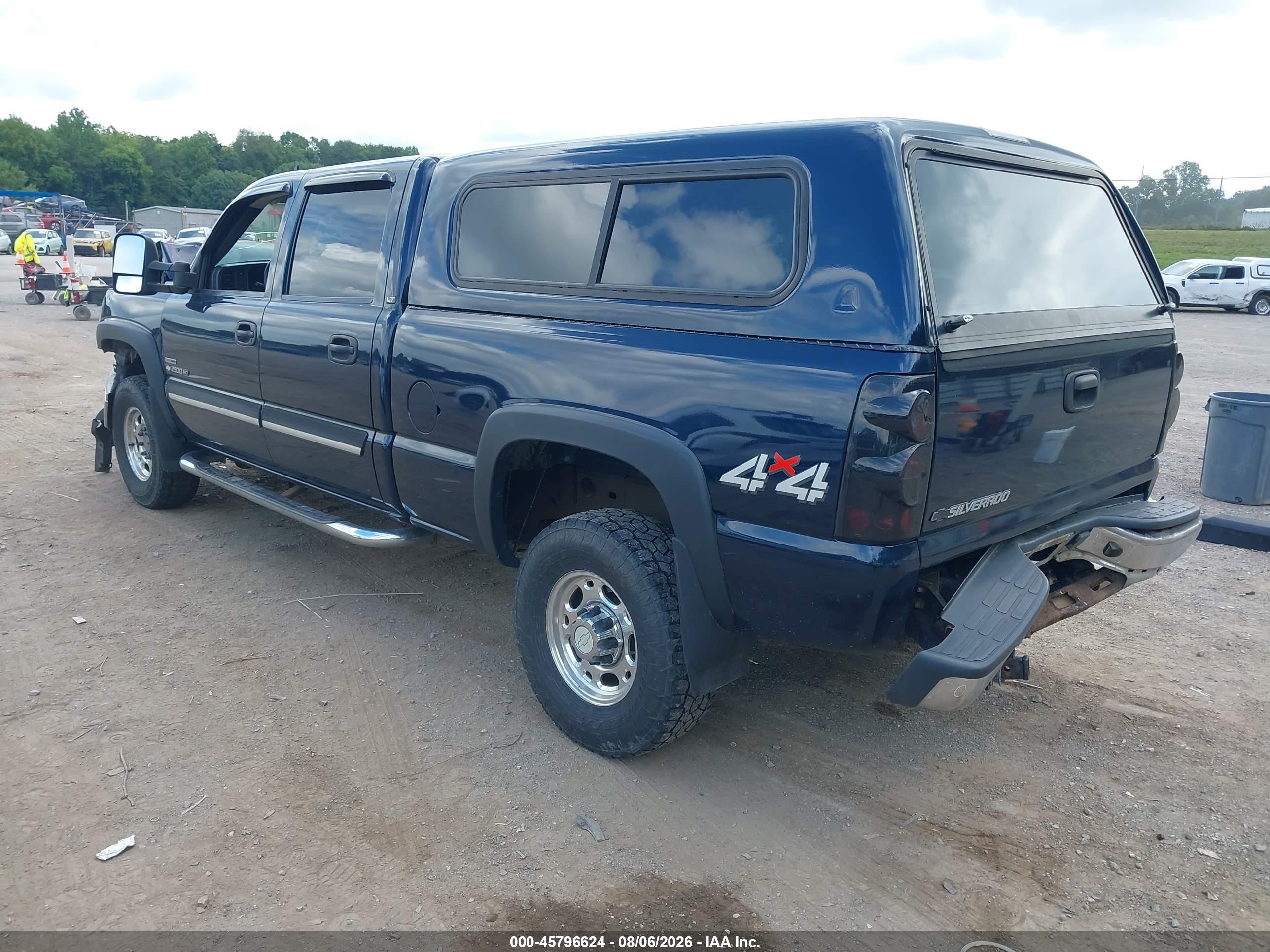 2007 Chevrolet Silverado 2500hd Classic Lt3 Dark Blue vin: 1GCHK23D57F191851
