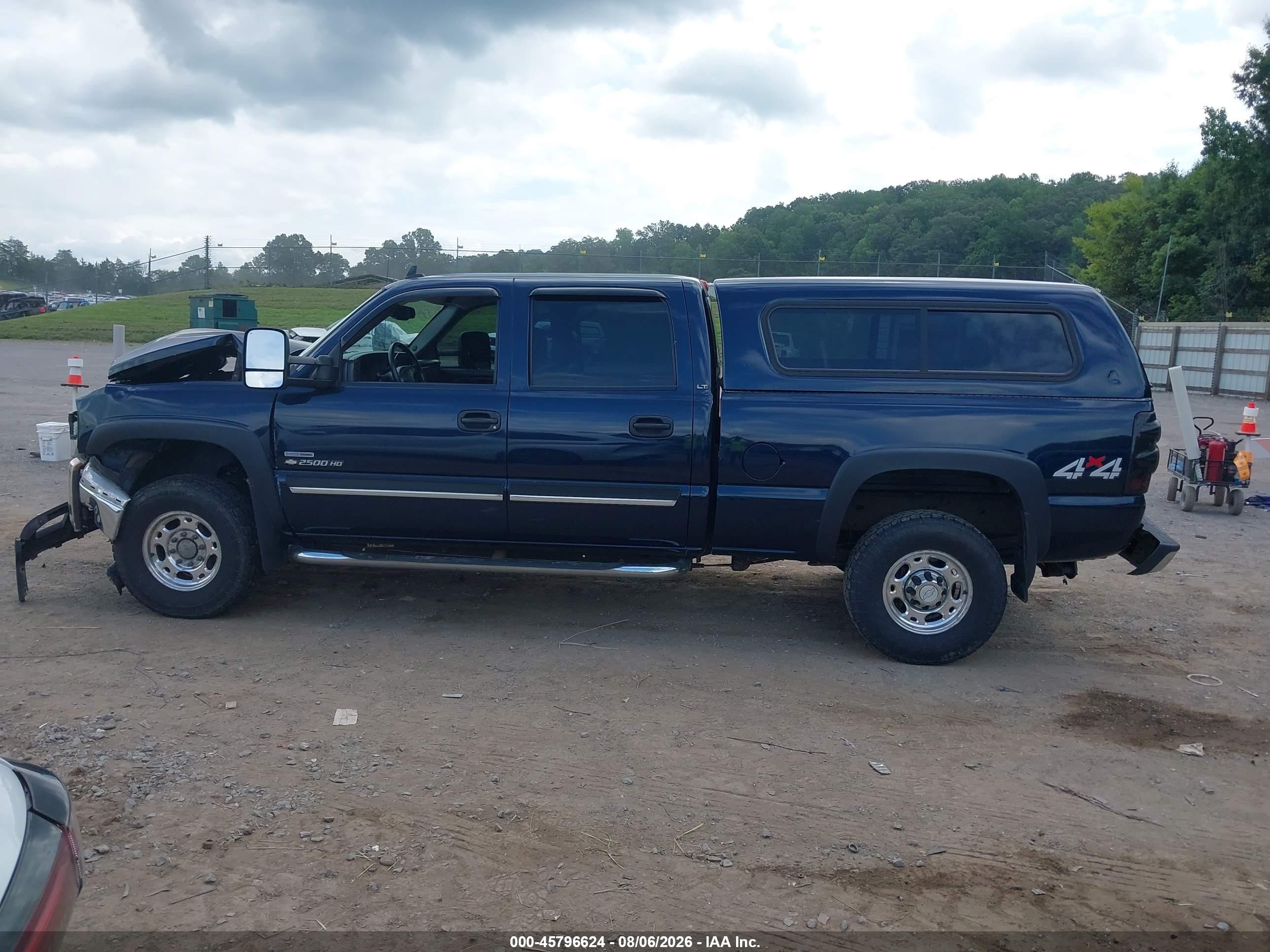 2007 Chevrolet Silverado 2500hd Classic Lt3 Dark Blue vin: 1GCHK23D57F191851