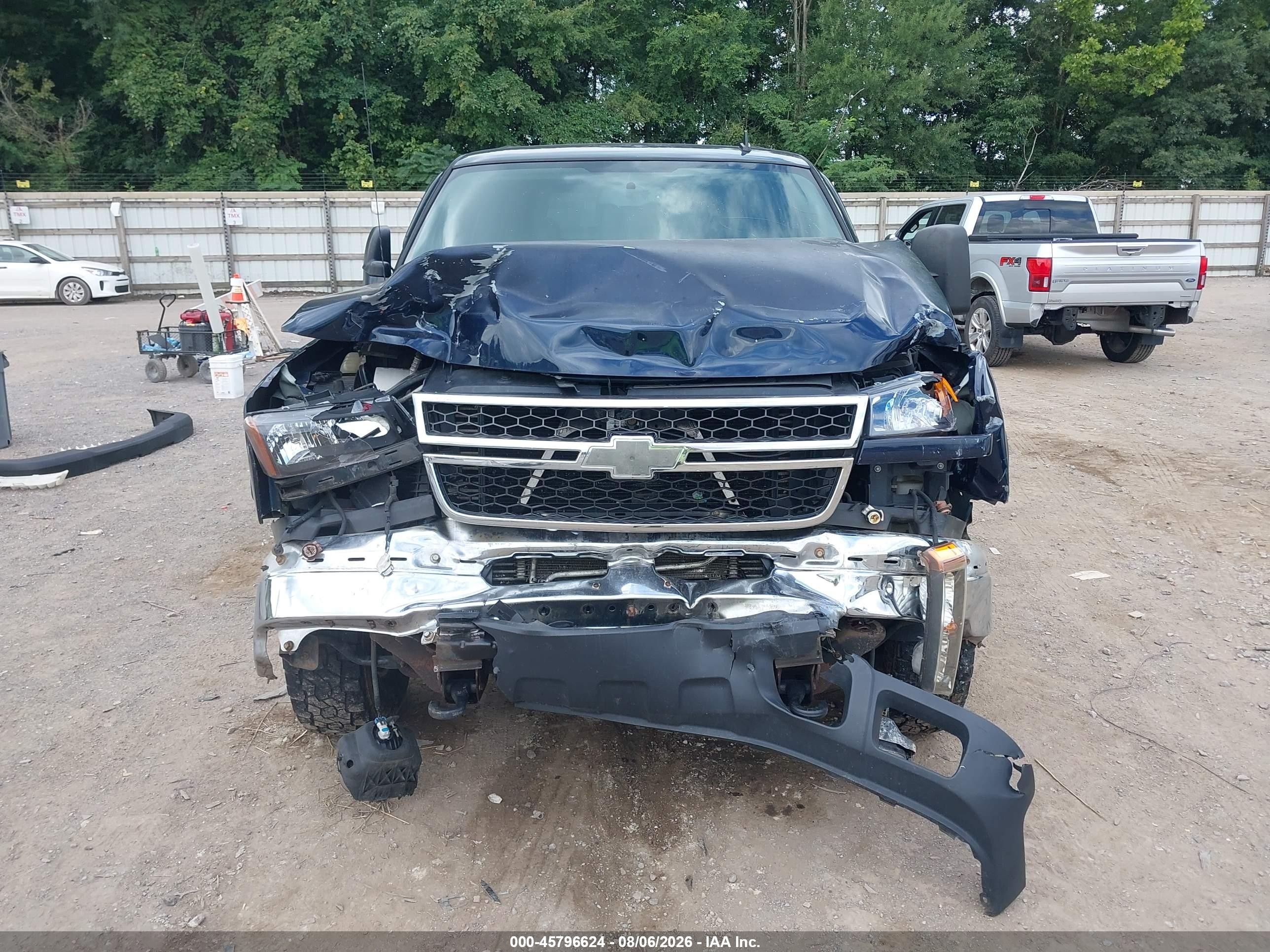 2007 Chevrolet Silverado 2500hd Classic Lt3 Dark Blue vin: 1GCHK23D57F191851
