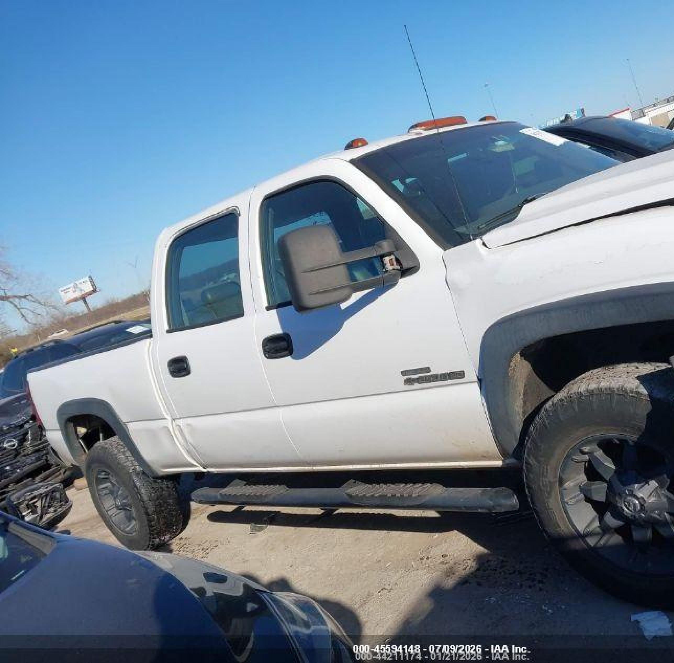 2006 Chevrolet Silverado 2500hd Work Truck White vin: 1GCHK23D66F170442