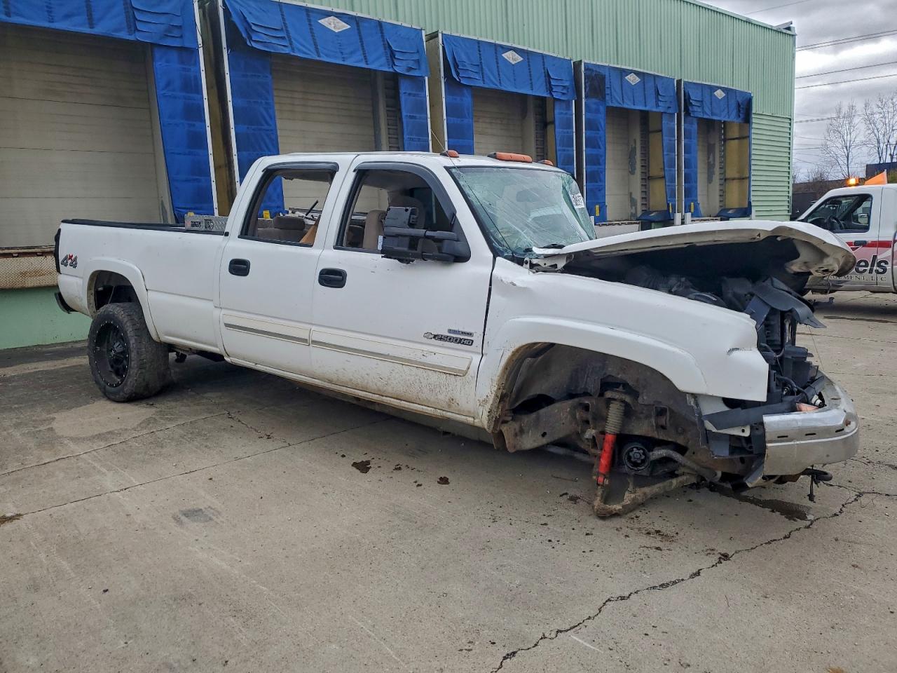2006 Chevrolet Silverado K2500 Heavy Duty White vin: 1GCHK23D66F224404