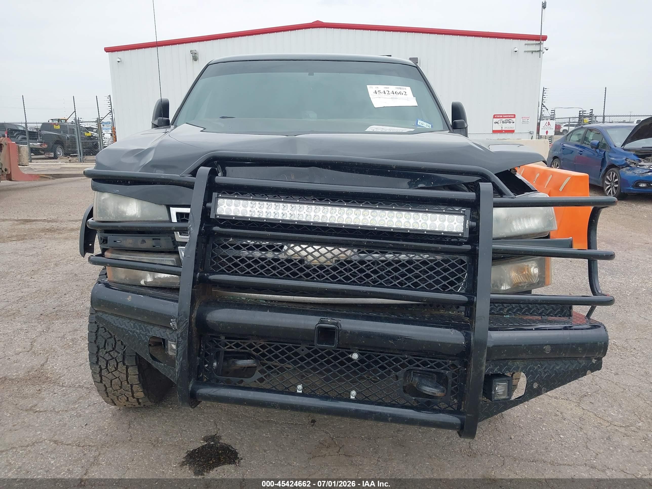 2007 Chevrolet Silverado 2500hd Classic Lt1 Black vin: 1GCHK23D67F149463