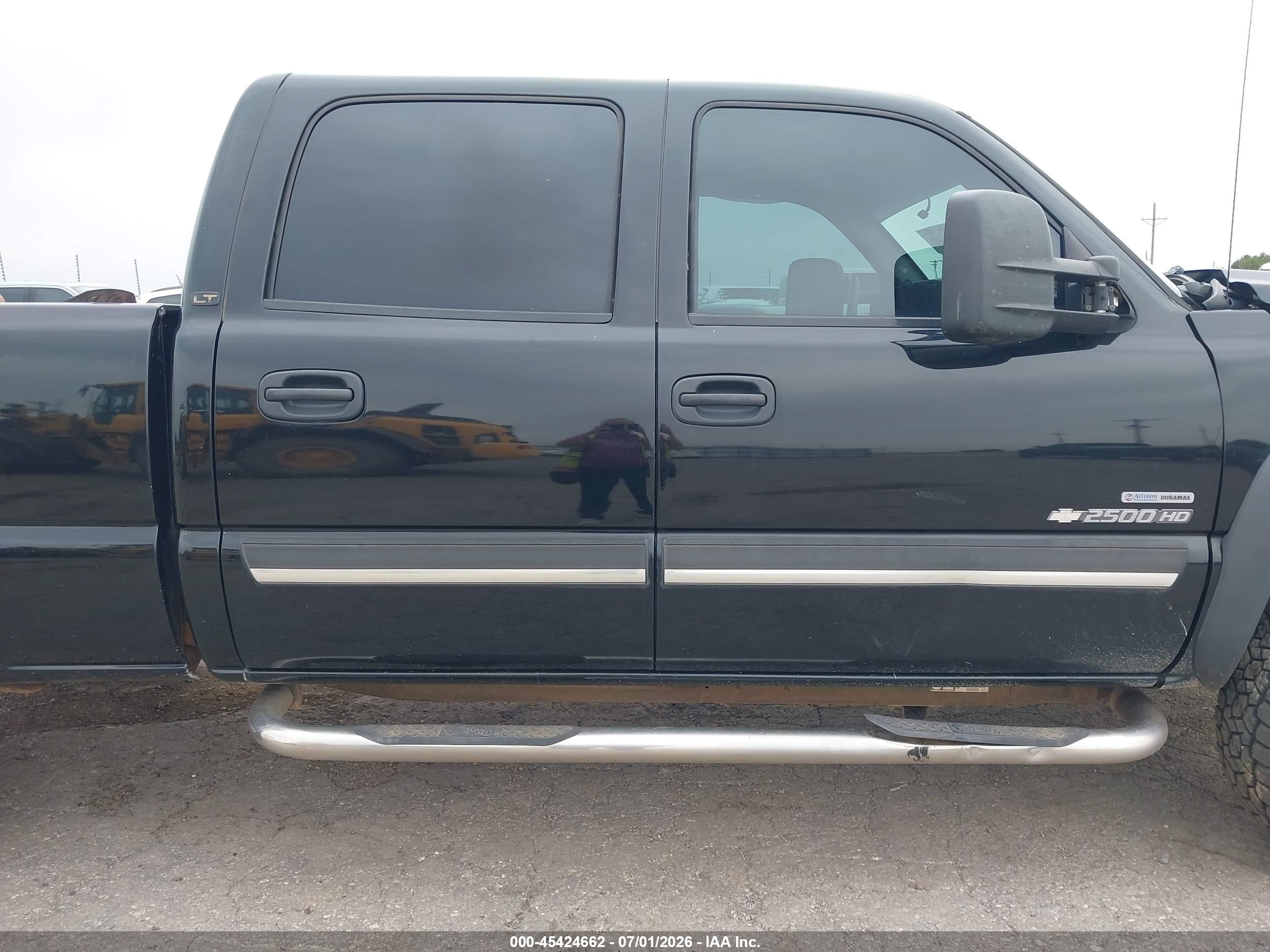 2007 Chevrolet Silverado 2500hd Classic Lt1 Black vin: 1GCHK23D67F149463