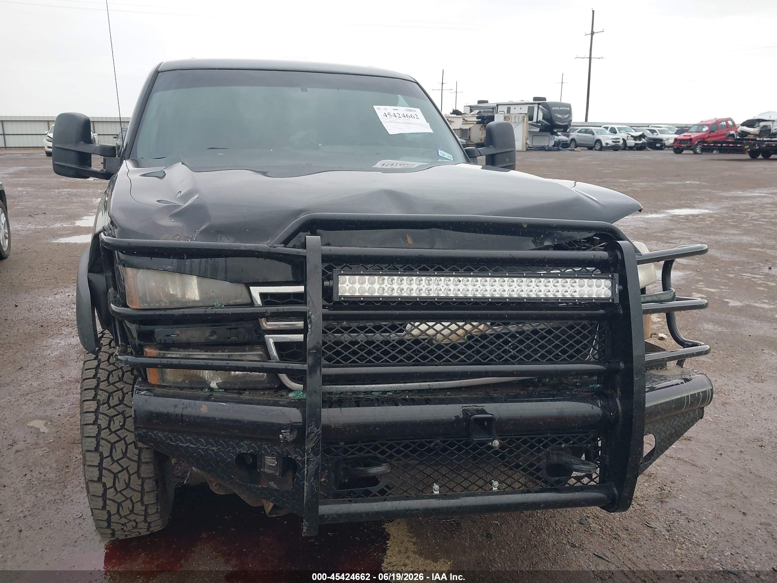 2007 Chevrolet Silverado 2500hd Classic Lt1 Black vin: 1GCHK23D67F149463