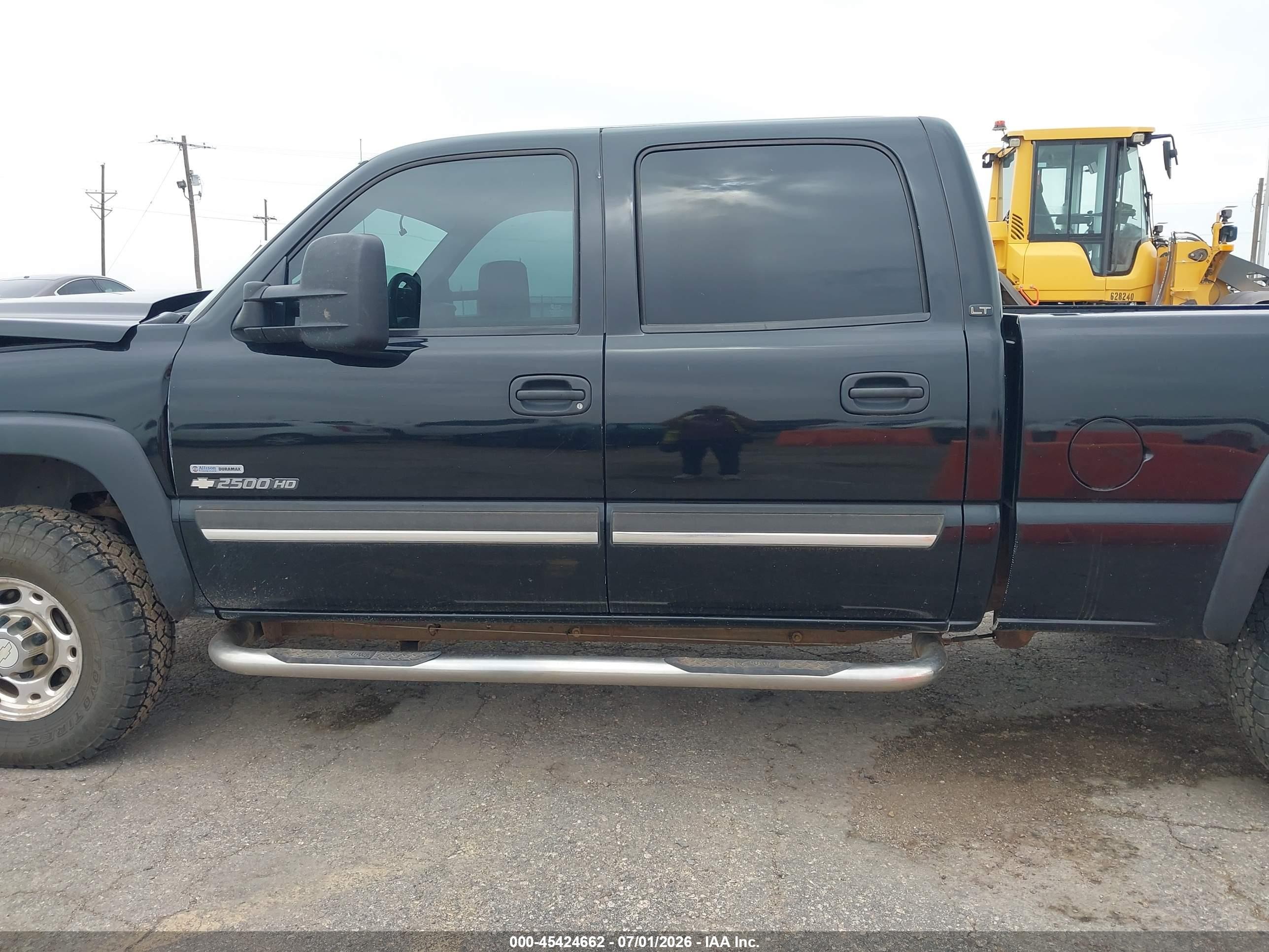 2007 Chevrolet Silverado 2500hd Classic Lt1 Black vin: 1GCHK23D67F149463