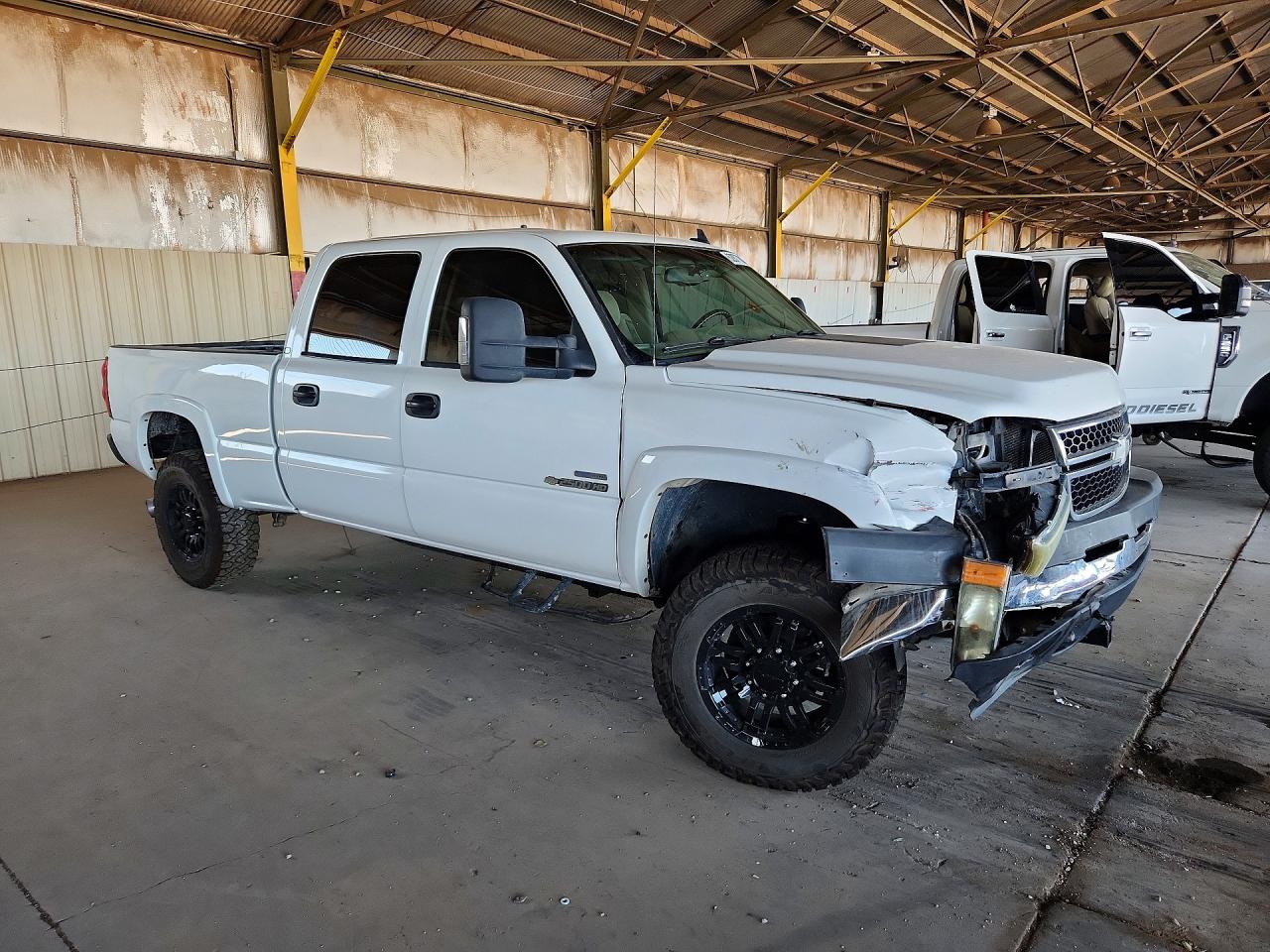 2007 Chevrolet Silverado K2500 Heavy Duty White vin: 1GCHK23D67F168370
