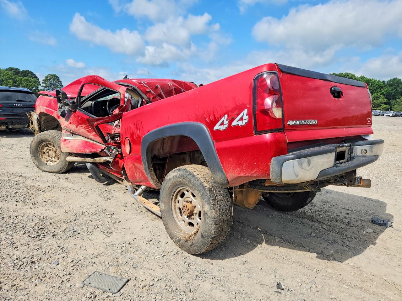 2006 Chevrolet Silverado K2500 Heavy Duty Red vin: 1GCHK23D76F241132