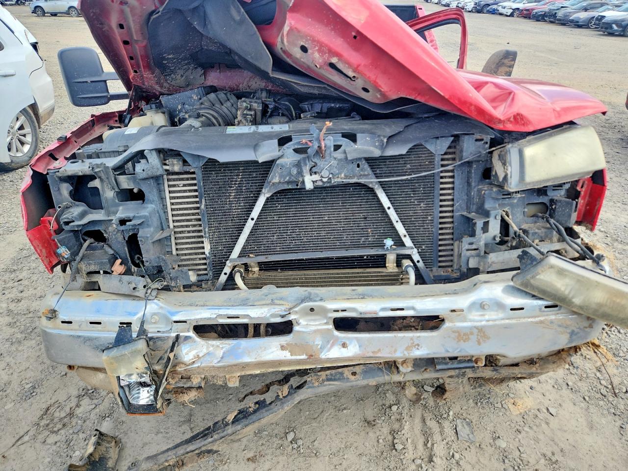 2006 Chevrolet Silverado K2500 Heavy Duty Red vin: 1GCHK23D76F241132