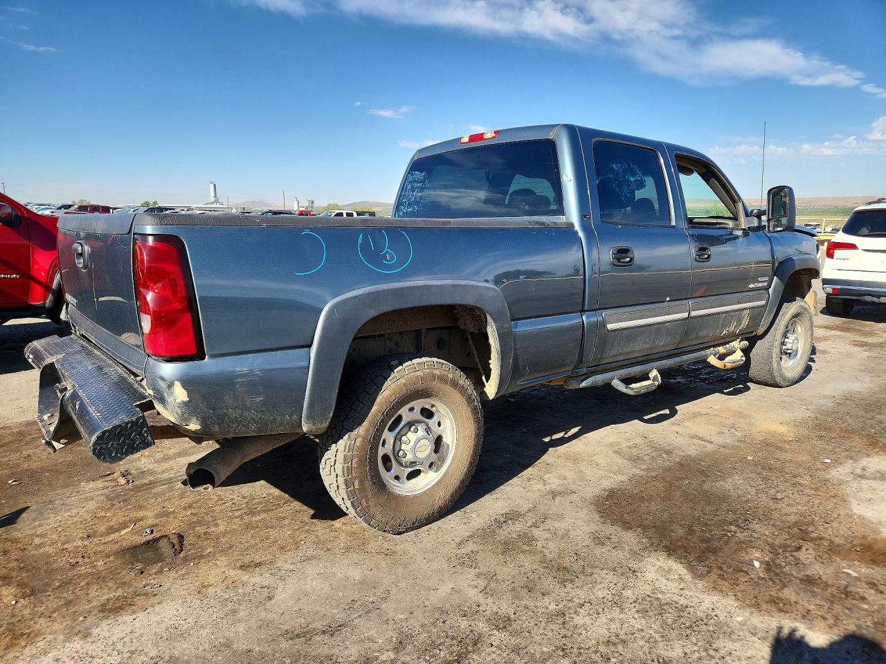 2007 Chevrolet Silverado K2500 Heavy Duty Gray vin: 1GCHK23D77F127410