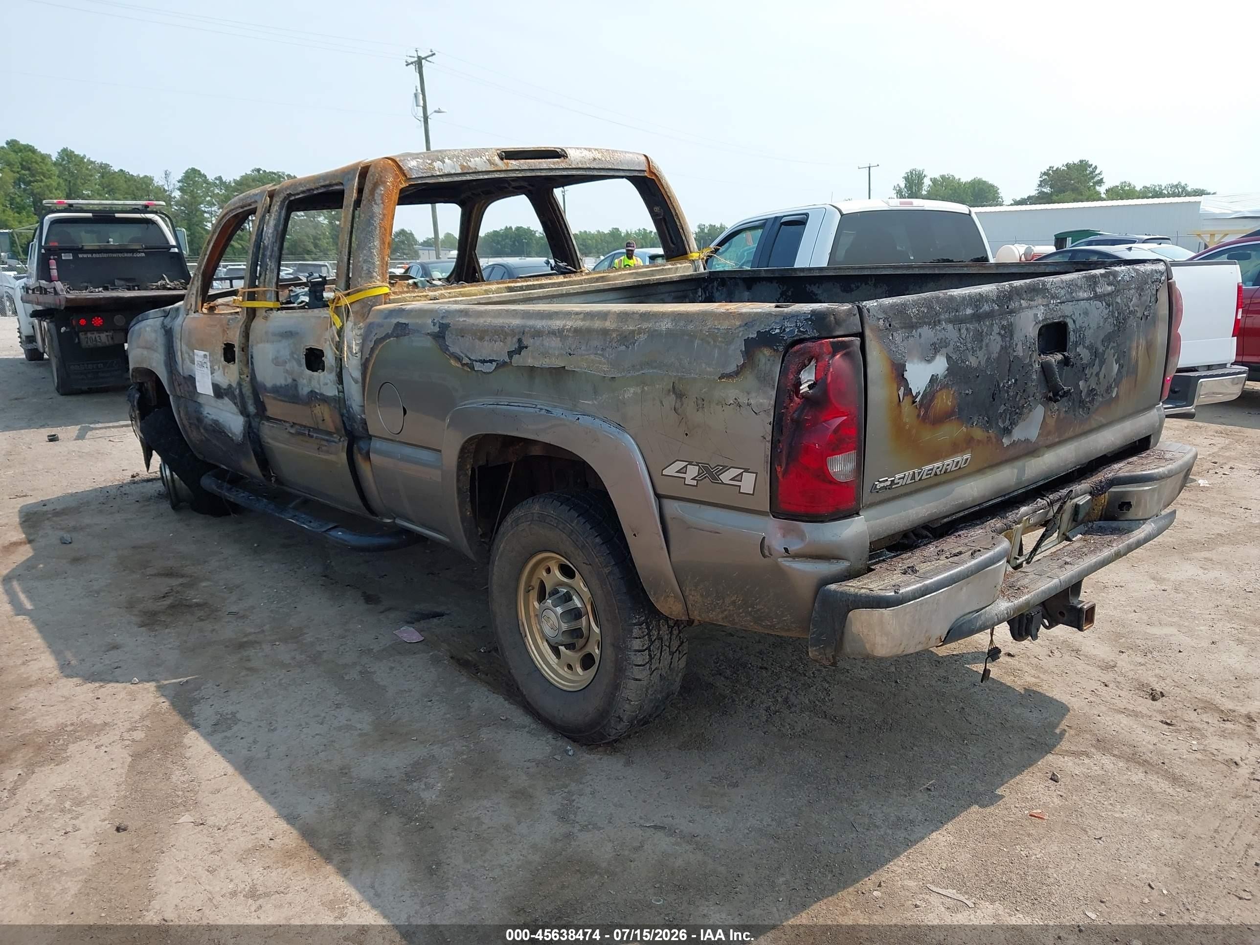 2007 Chevrolet Silverado 2500hd Classic Lt3 Gray vin: 1GCHK23D77F188675