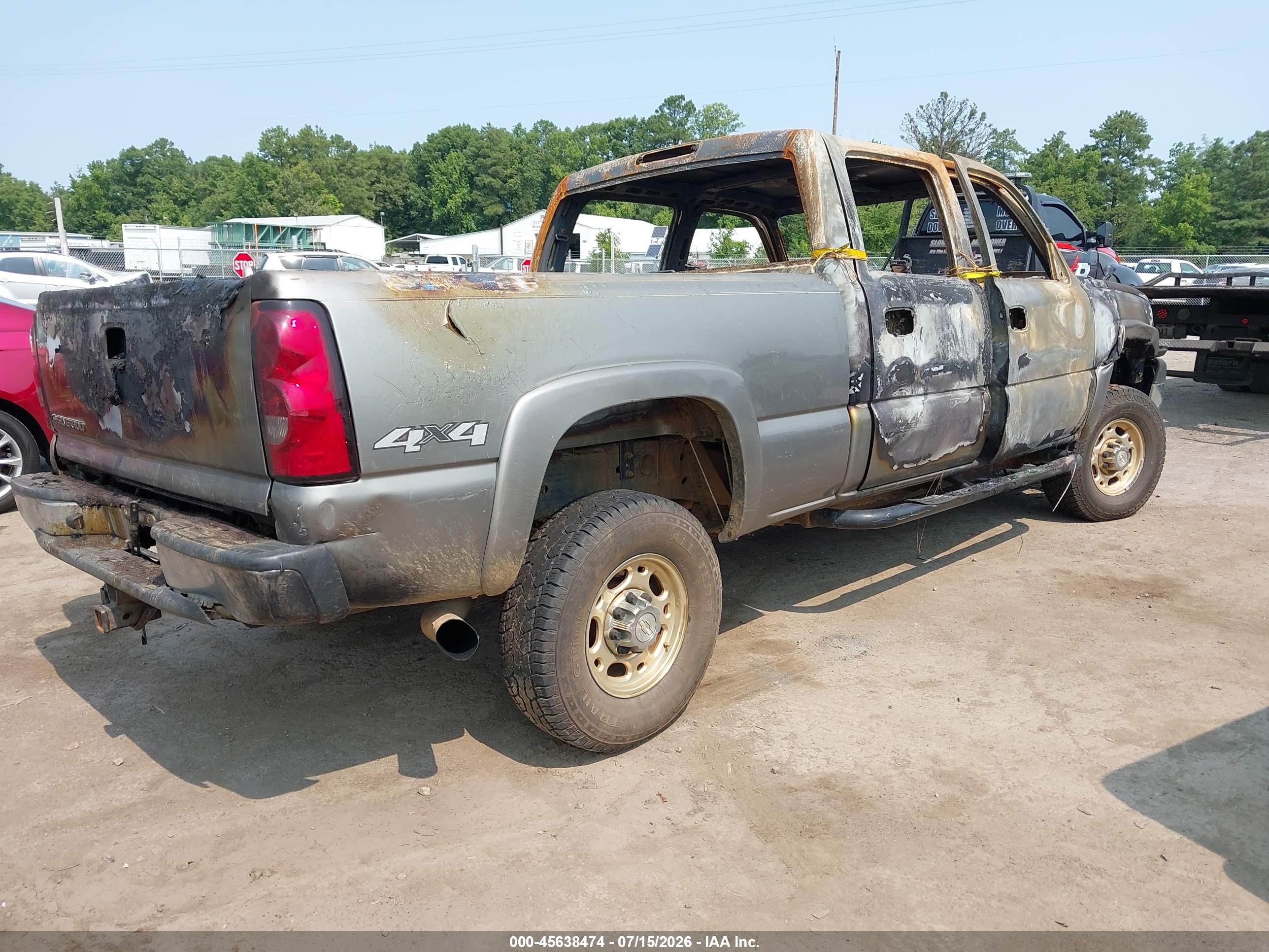 2007 Chevrolet Silverado 2500hd Classic Lt3 Gray vin: 1GCHK23D77F188675