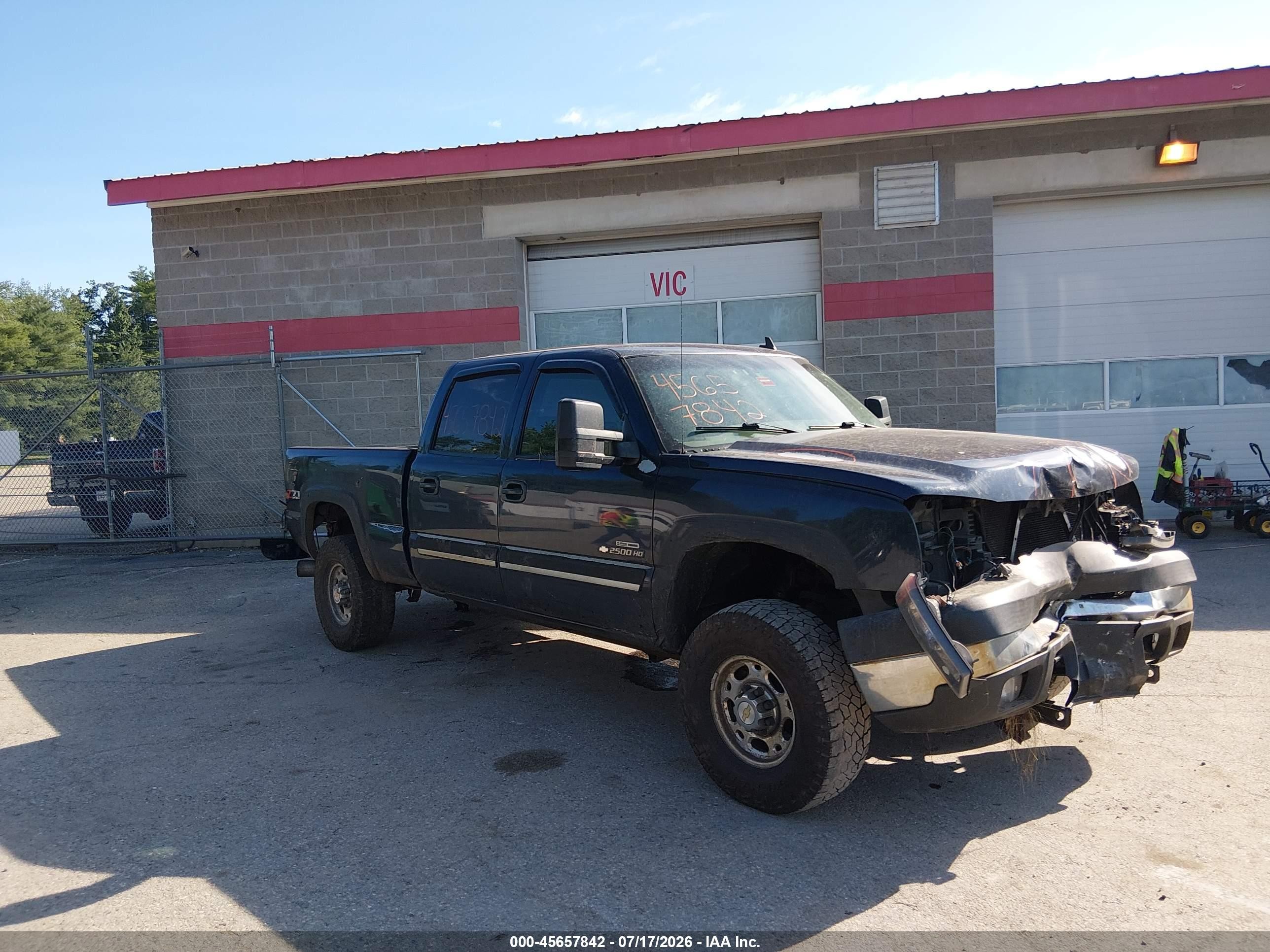 2006 Chevrolet Silverado 2500hd Lt3 Blue vin: 1GCHK23D86F176033