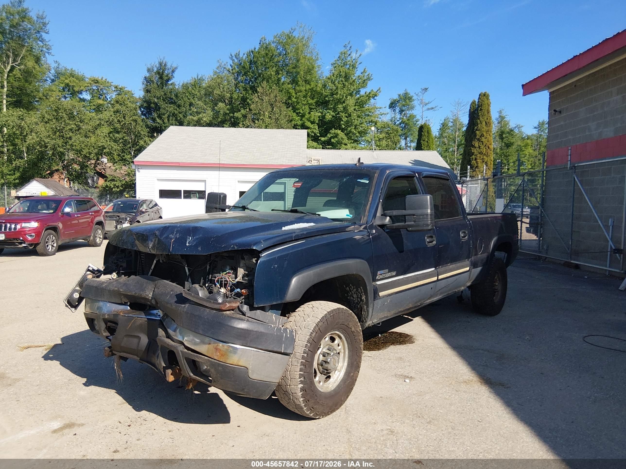 2006 Chevrolet Silverado 2500hd Lt3 Blue vin: 1GCHK23D86F176033