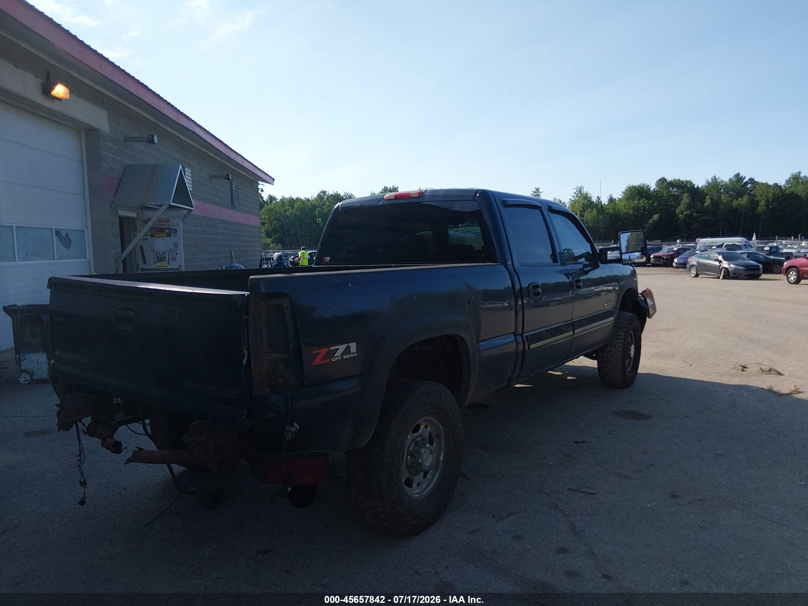 2006 Chevrolet Silverado 2500hd Lt3 Blue vin: 1GCHK23D86F176033