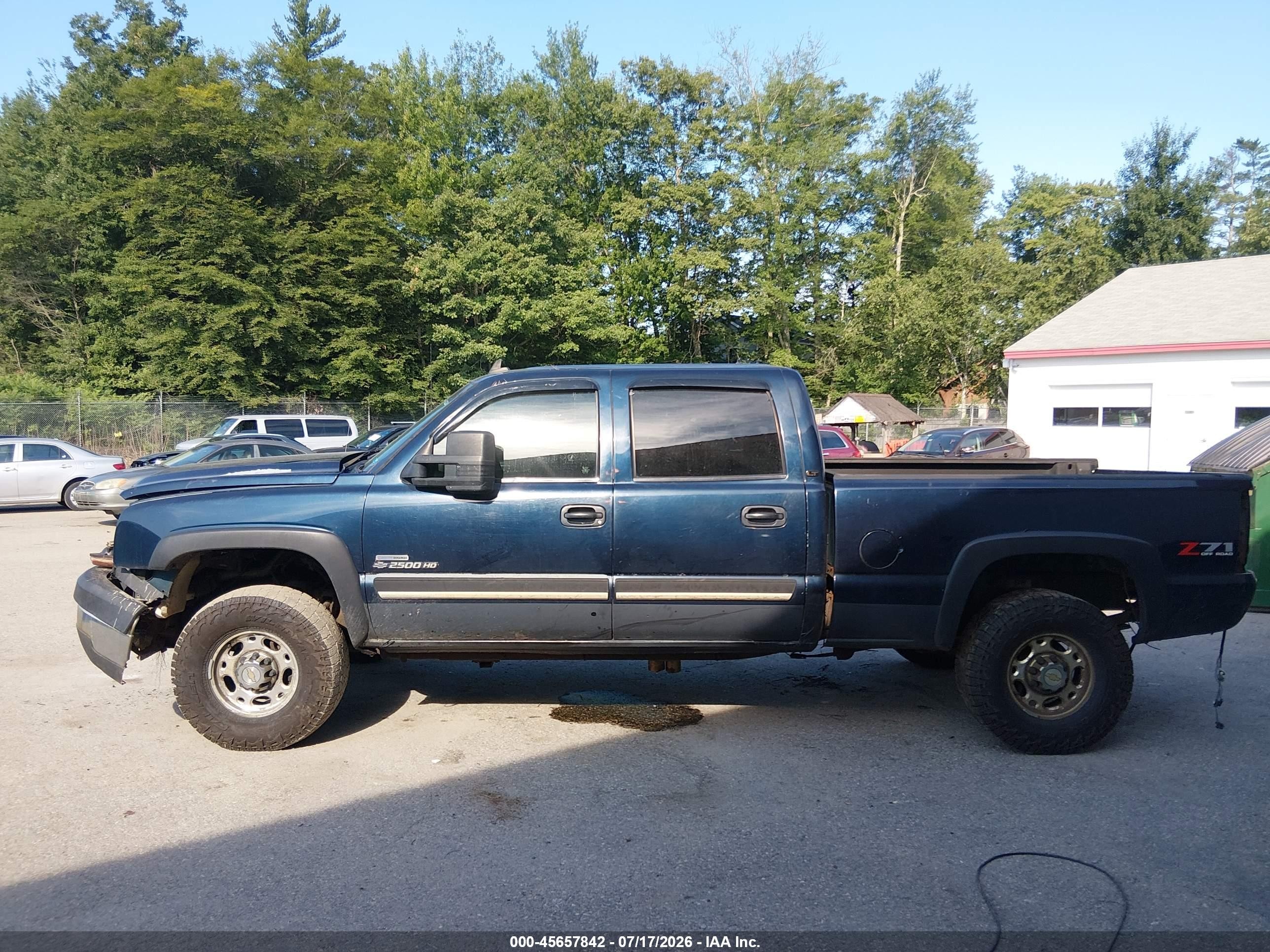 2006 Chevrolet Silverado 2500hd Lt3 Blue vin: 1GCHK23D86F176033