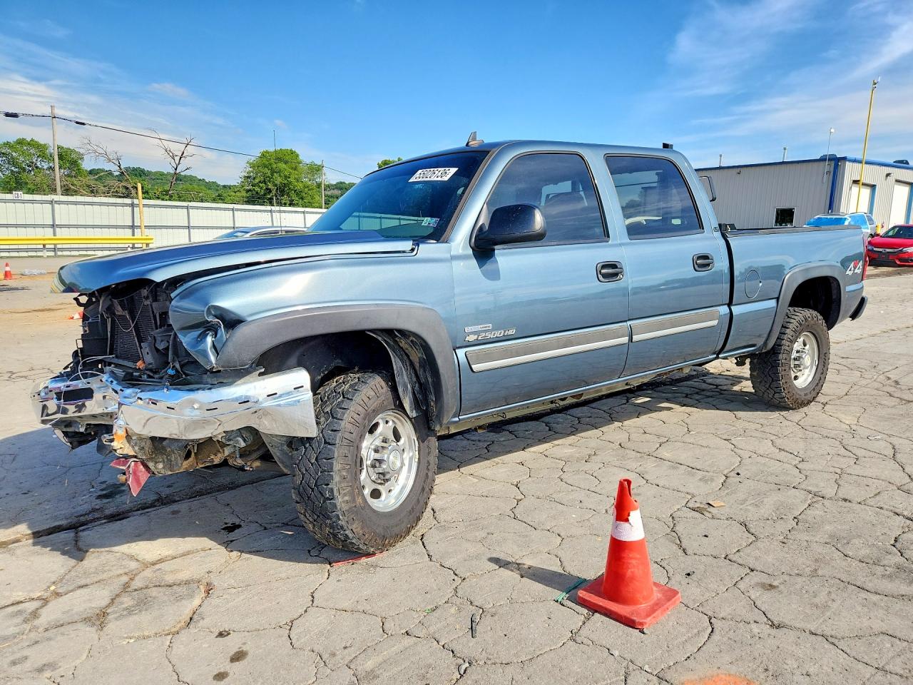 2006 Chevrolet Silverado K2500 Heavy Duty Blue vin: 1GCHK23D86F215669