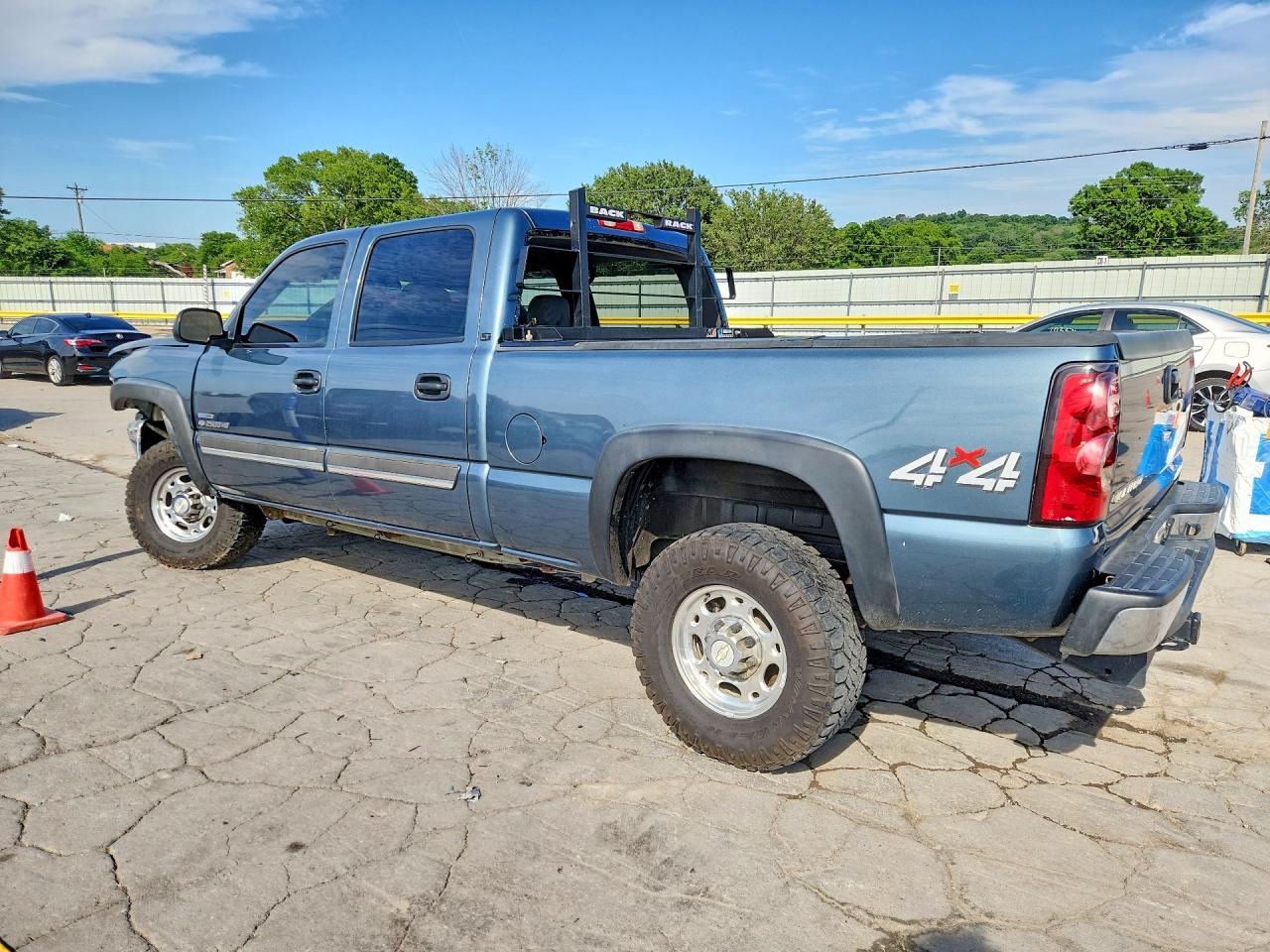 2006 Chevrolet Silverado K2500 Heavy Duty Blue vin: 1GCHK23D86F215669