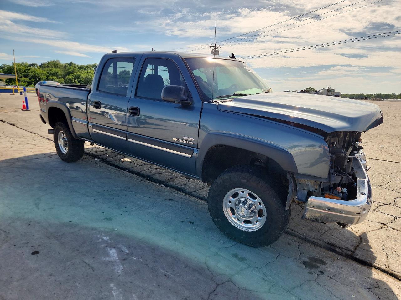 2006 Chevrolet Silverado K2500 Heavy Duty Blue vin: 1GCHK23D86F215669
