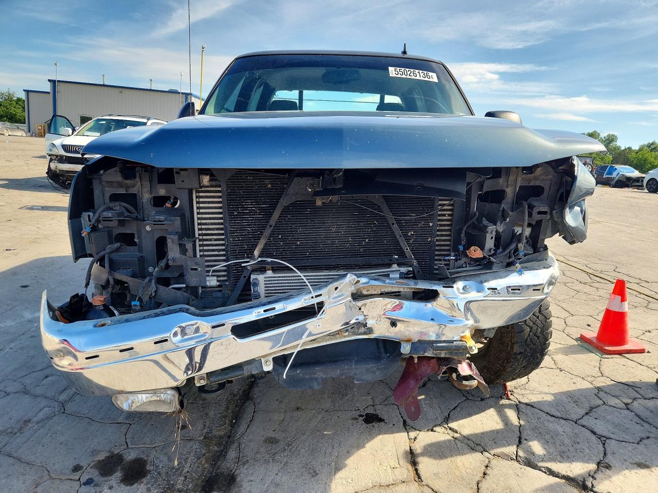 2006 Chevrolet Silverado K2500 Heavy Duty Blue vin: 1GCHK23D86F215669