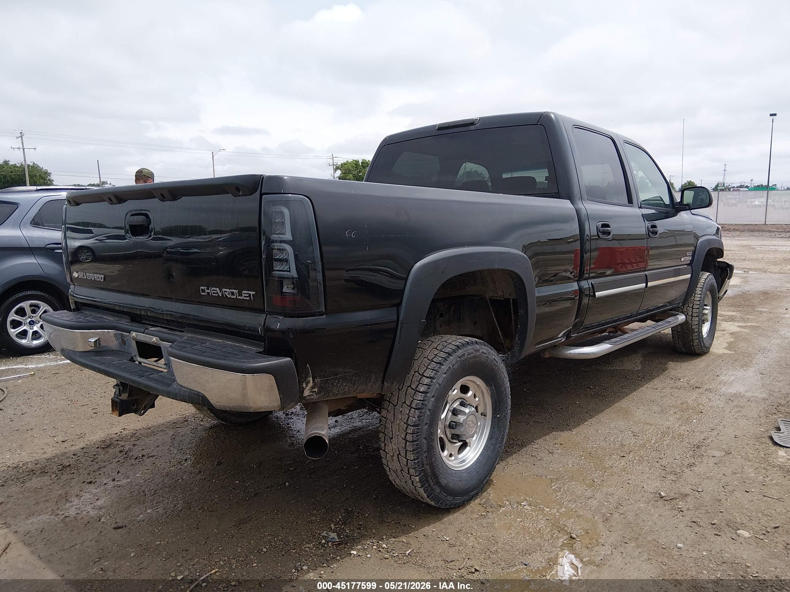 2006 Chevrolet Silverado 2500hd Lt3 Black vin: 1GCHK23D96F175733