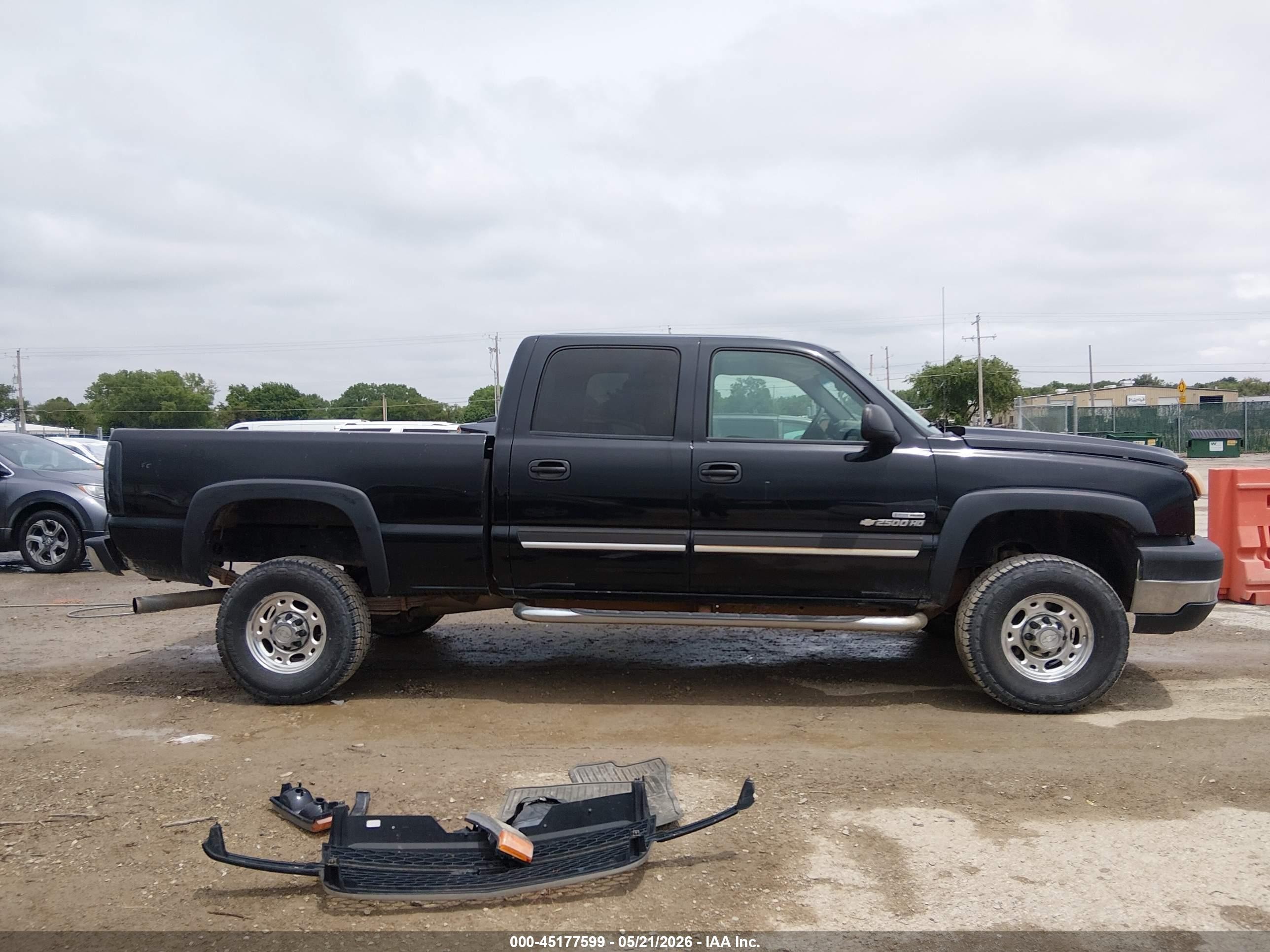 2006 Chevrolet Silverado 2500hd Lt3 Black vin: 1GCHK23D96F175733