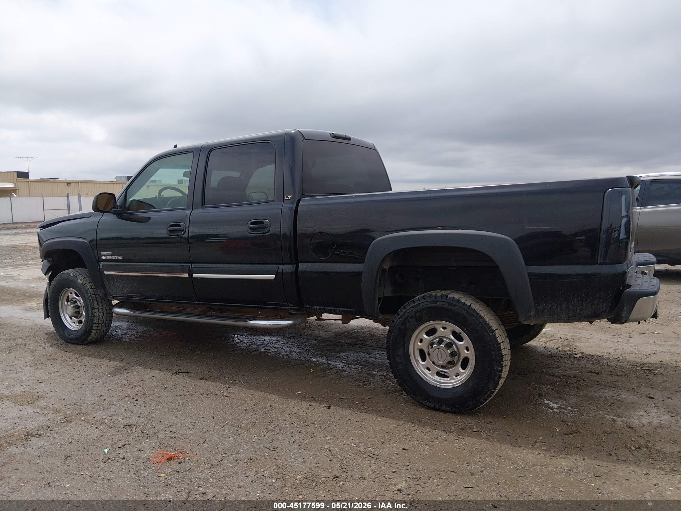 2006 Chevrolet Silverado 2500hd Lt3 Black vin: 1GCHK23D96F175733