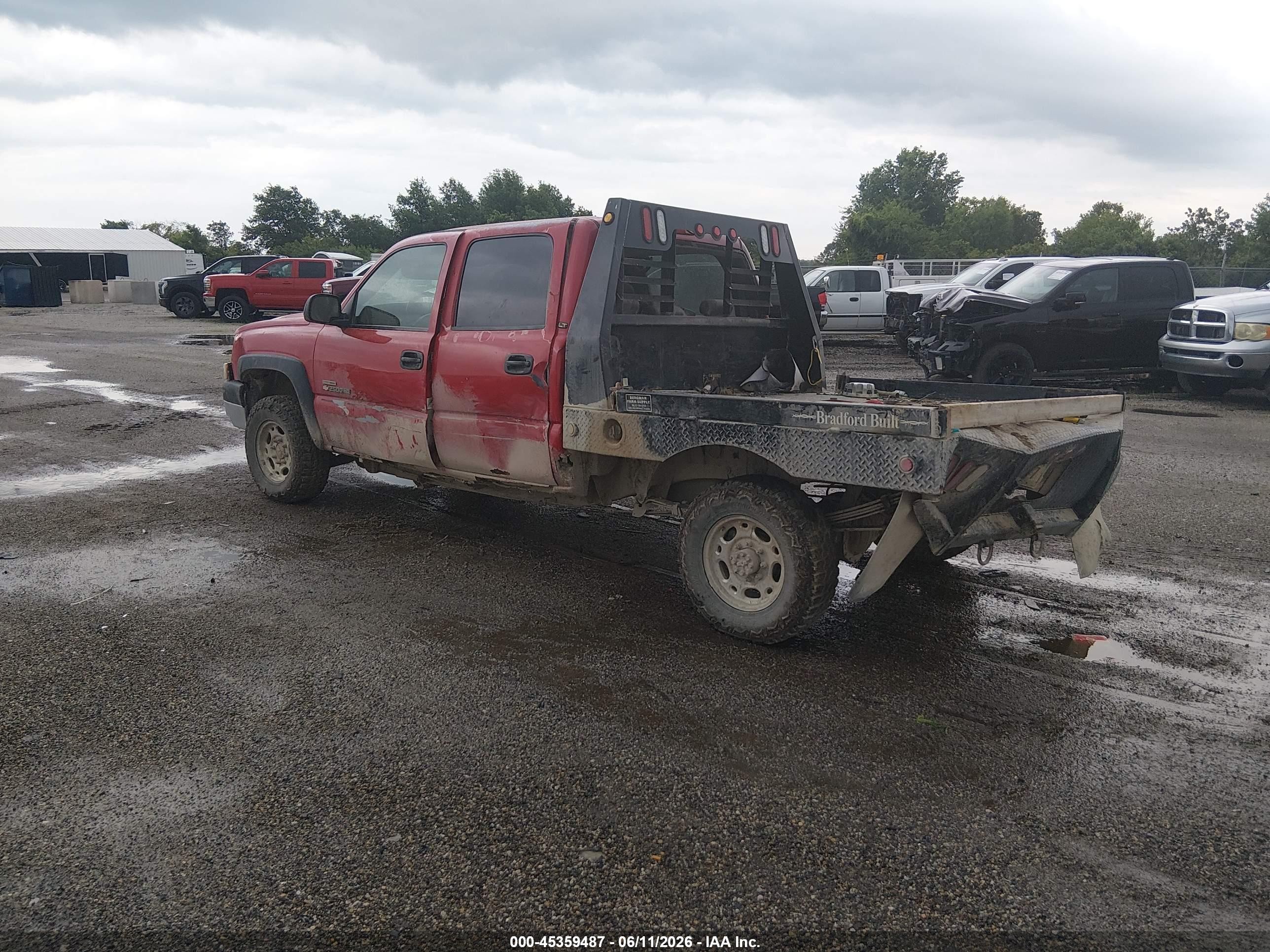 2006 Chevrolet Silverado 2500hd Lt3 Red vin: 1GCHK23D96F226745
