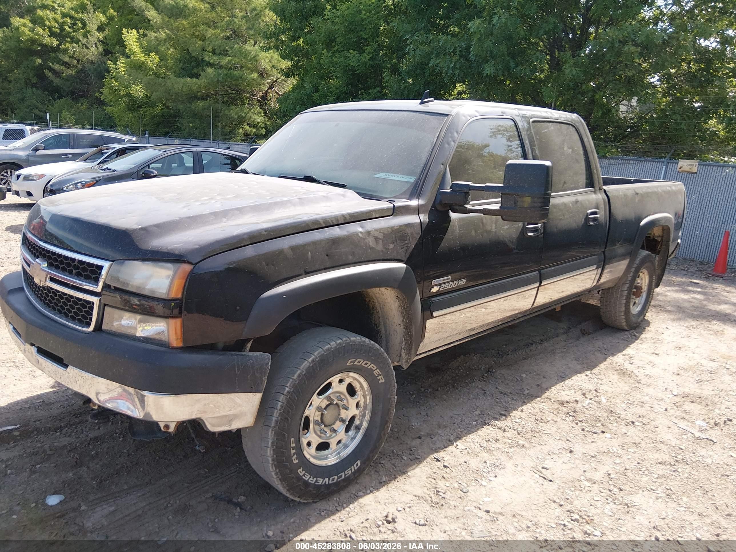 2007 Chevrolet Silverado 2500hd Classic Lt3 Black vin: 1GCHK23D97F140711