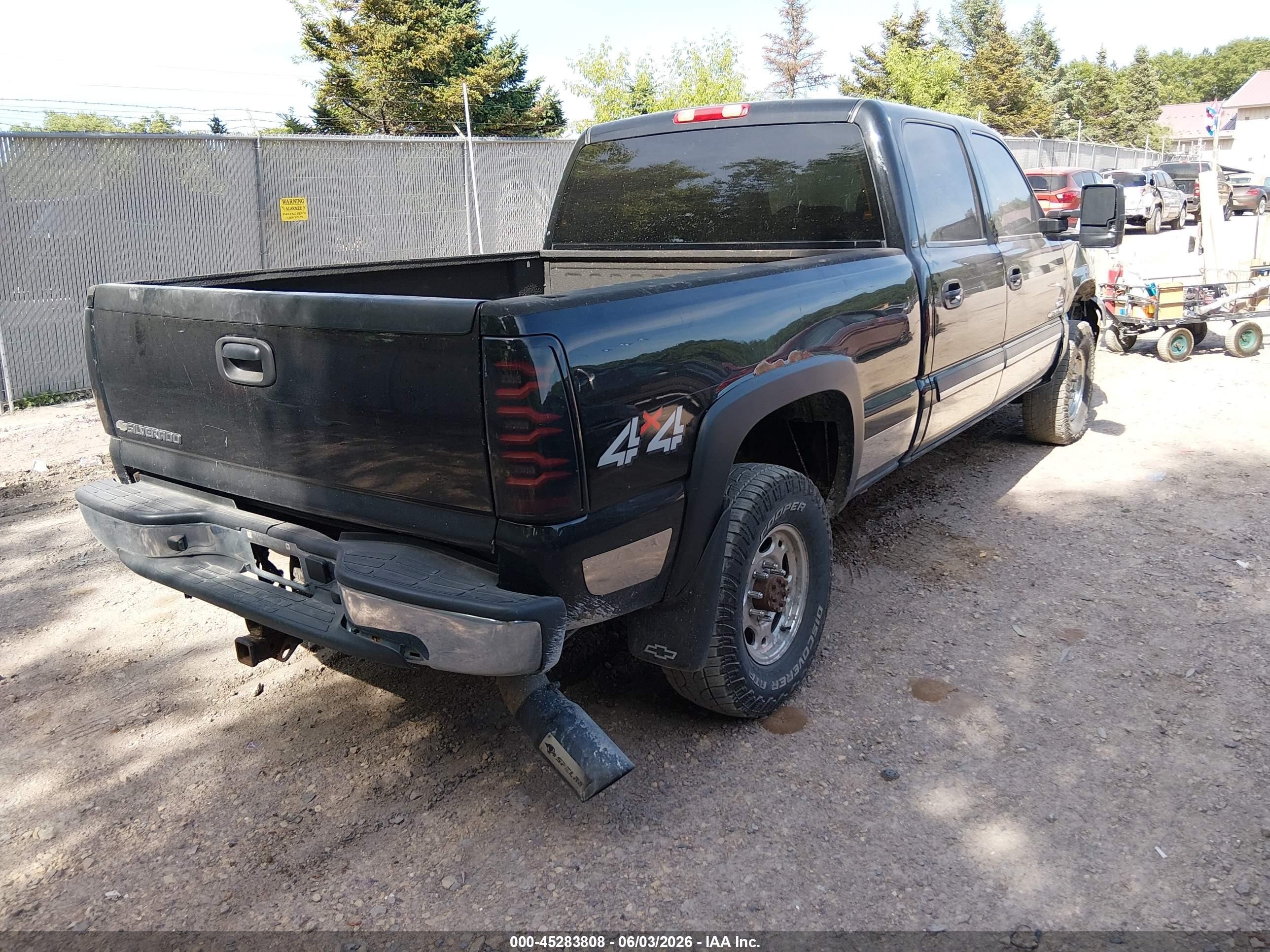 2007 Chevrolet Silverado 2500hd Classic Lt3 Black vin: 1GCHK23D97F140711