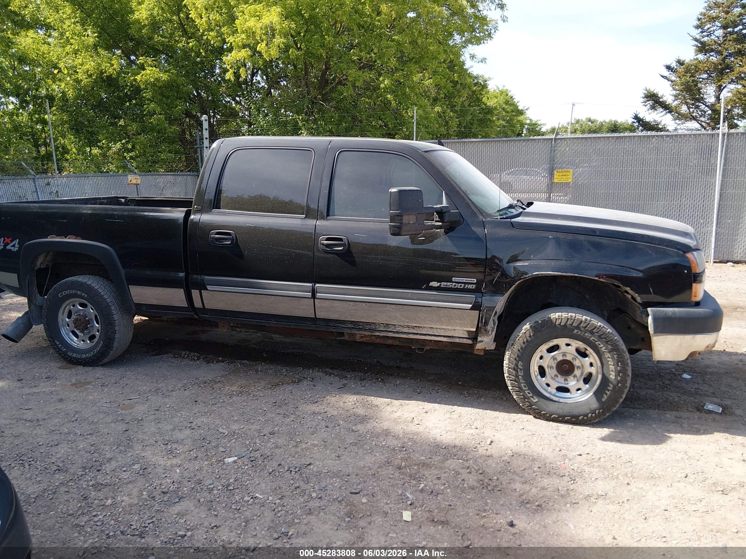 2007 Chevrolet Silverado 2500hd Classic Lt3 Black vin: 1GCHK23D97F140711